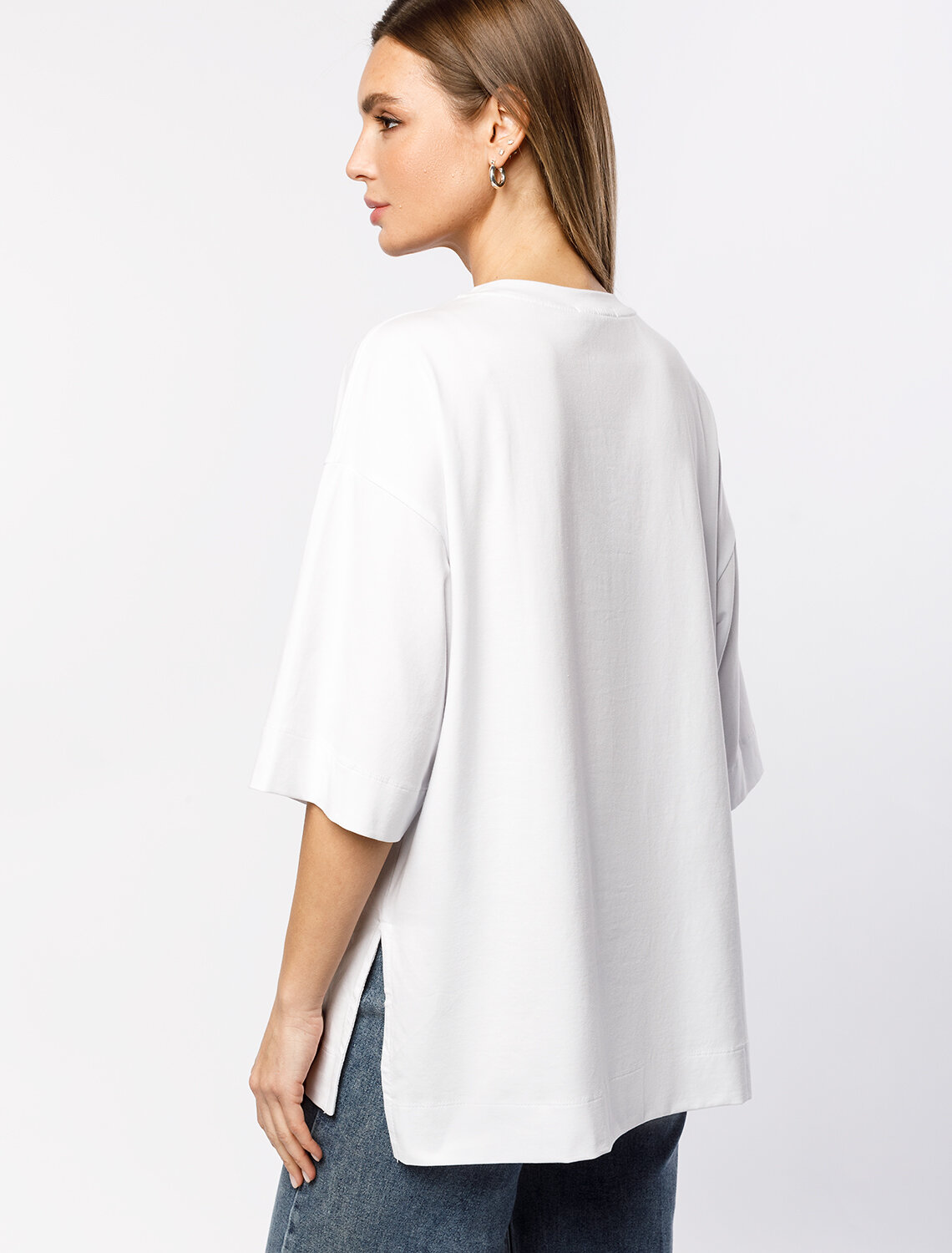 ст. цена1490руб.! VILATTE Футболка D49.082белый_be different