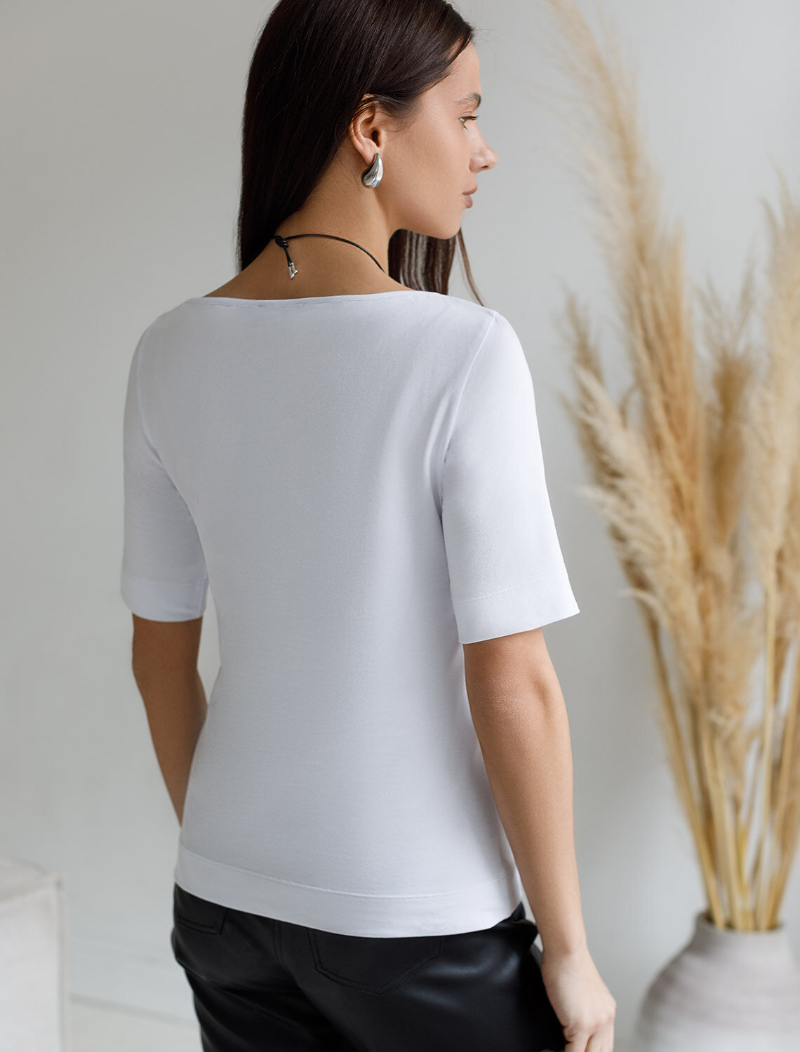 ст. цена1290руб.! VILATTE Футболка D49.112белый