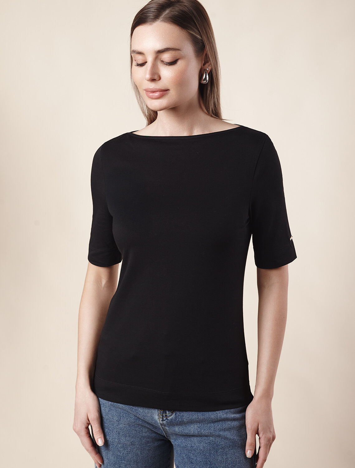 ст. цена1290руб.! VILATTE Футболка D49.112черный