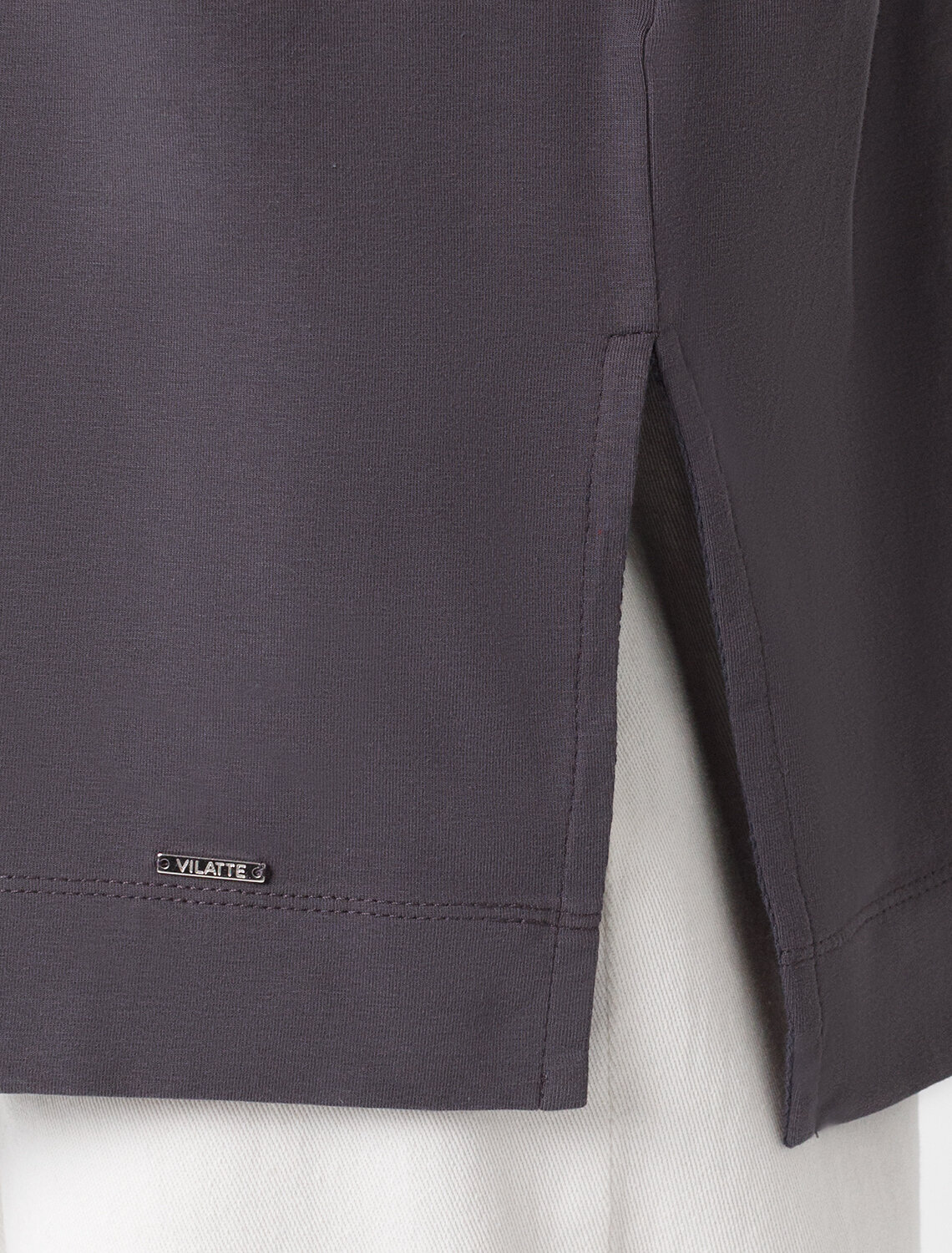 ст. цена1590руб.! VILATTE Футболка D49.082т.серый_vilatte