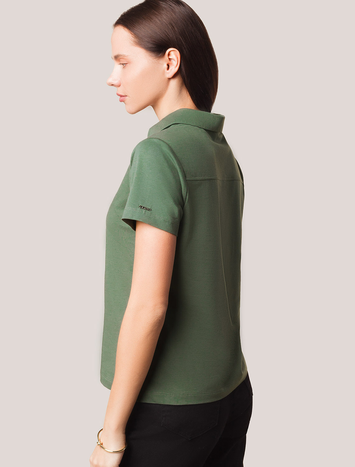 ст. цена1490руб.! VILATTE Футболка D49.118оливковый