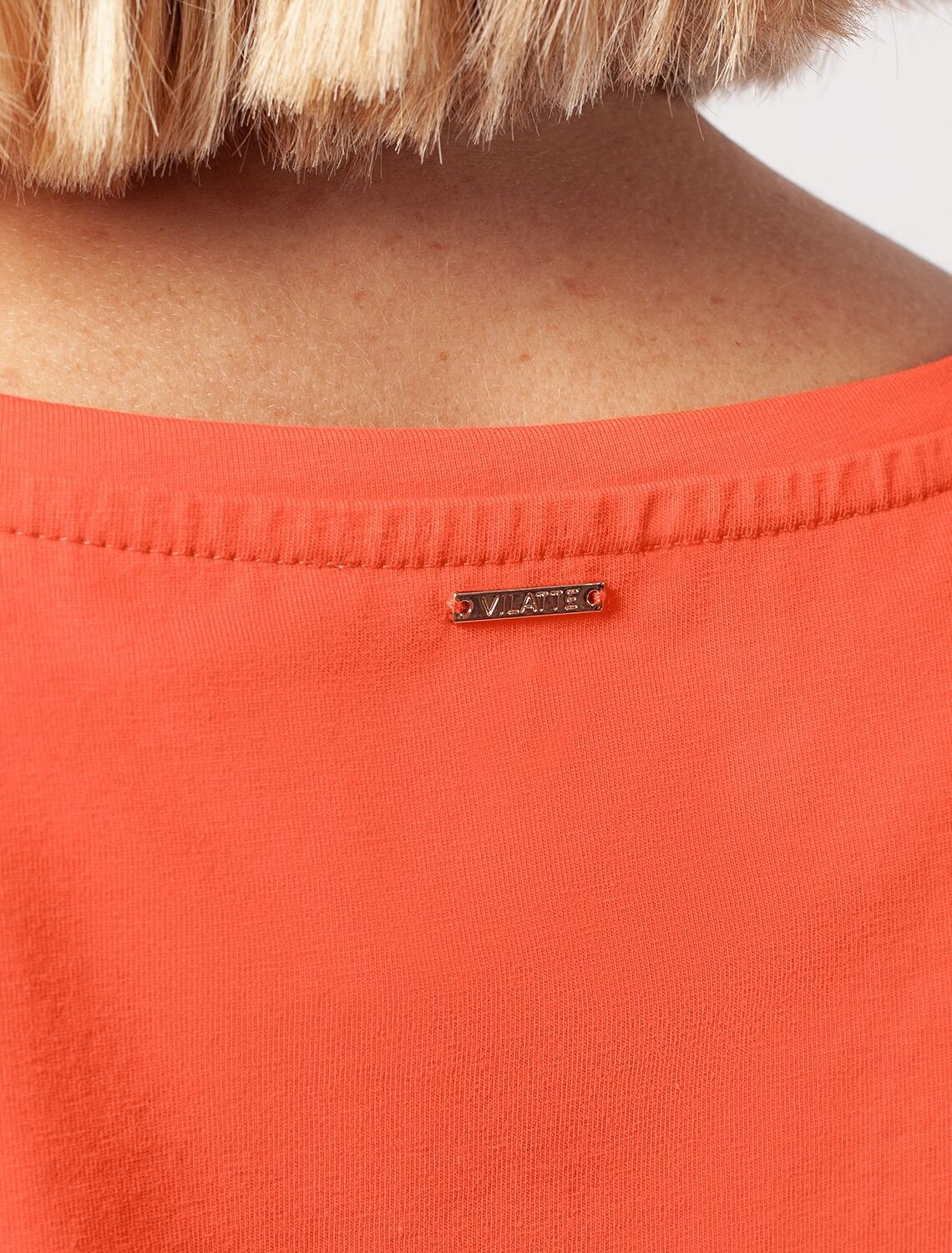 ст. цена990руб.! VILATTE Футболка D49.920оранжево-коралловый