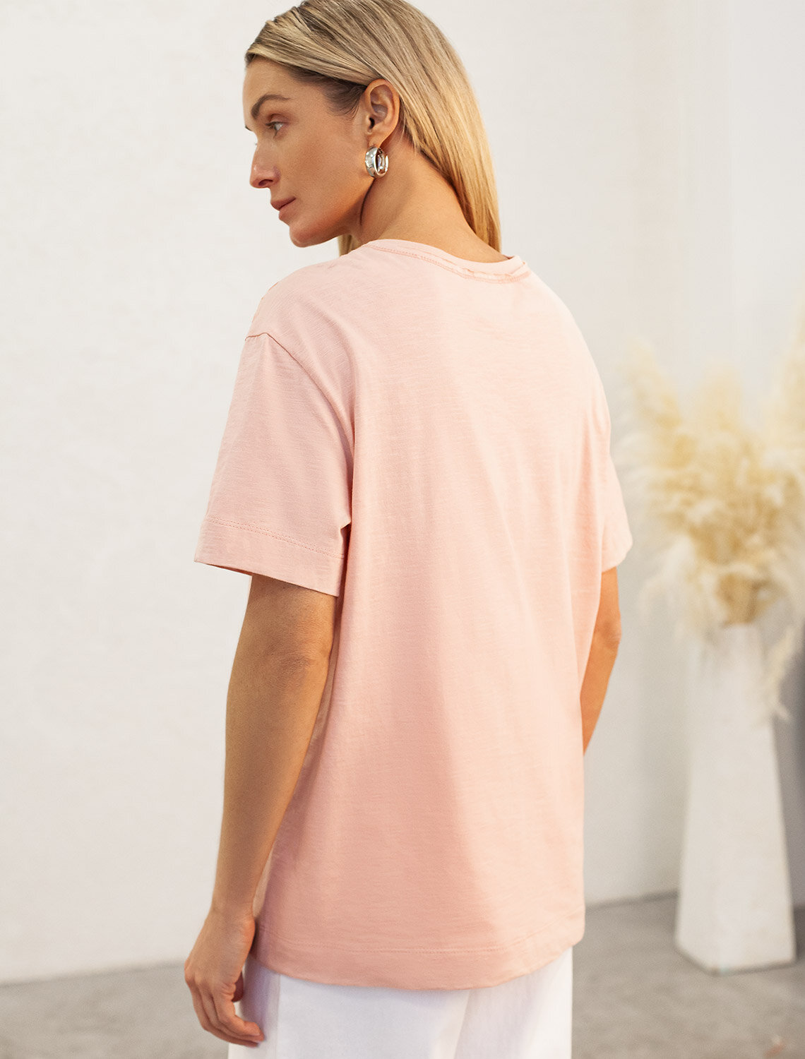 ст. цена1190руб.! VILATTE Футболка D49.077пудровый