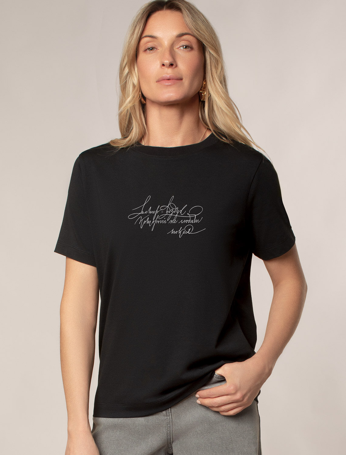 ст. цена1390руб.! VILATTE Футболка D49.110черный_ветер