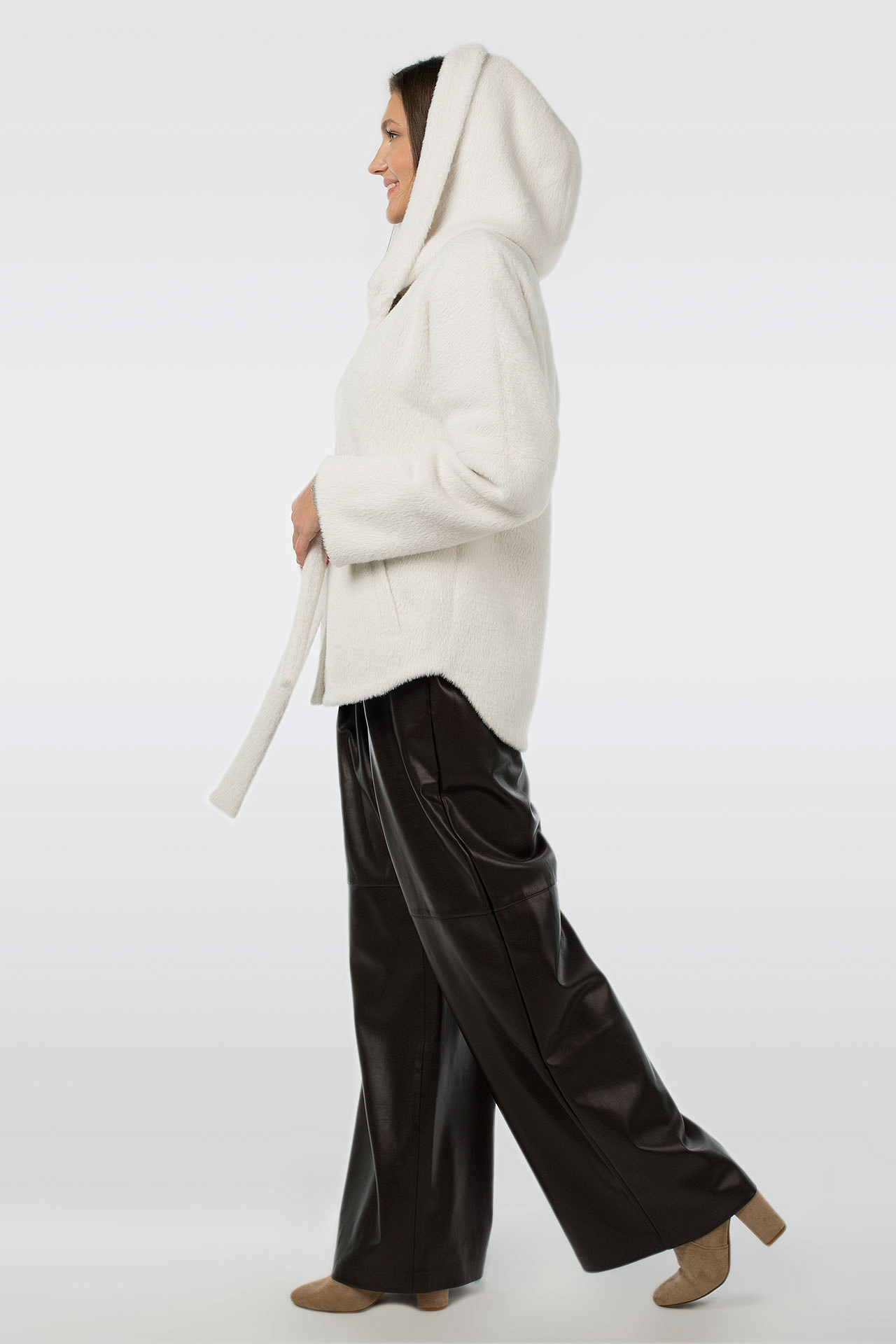 01-10776 Пальто женское демисезонное (пояс)