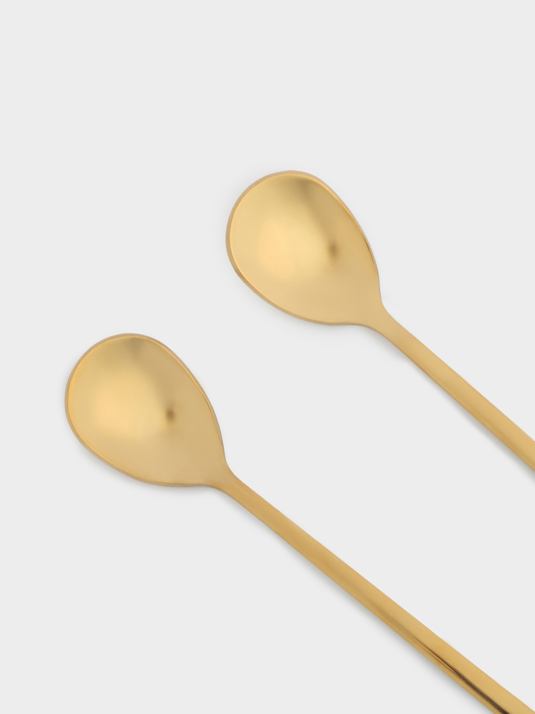 Ложка десертная, 15 см, 2 шт, сталь, золотистая, Венок, New year