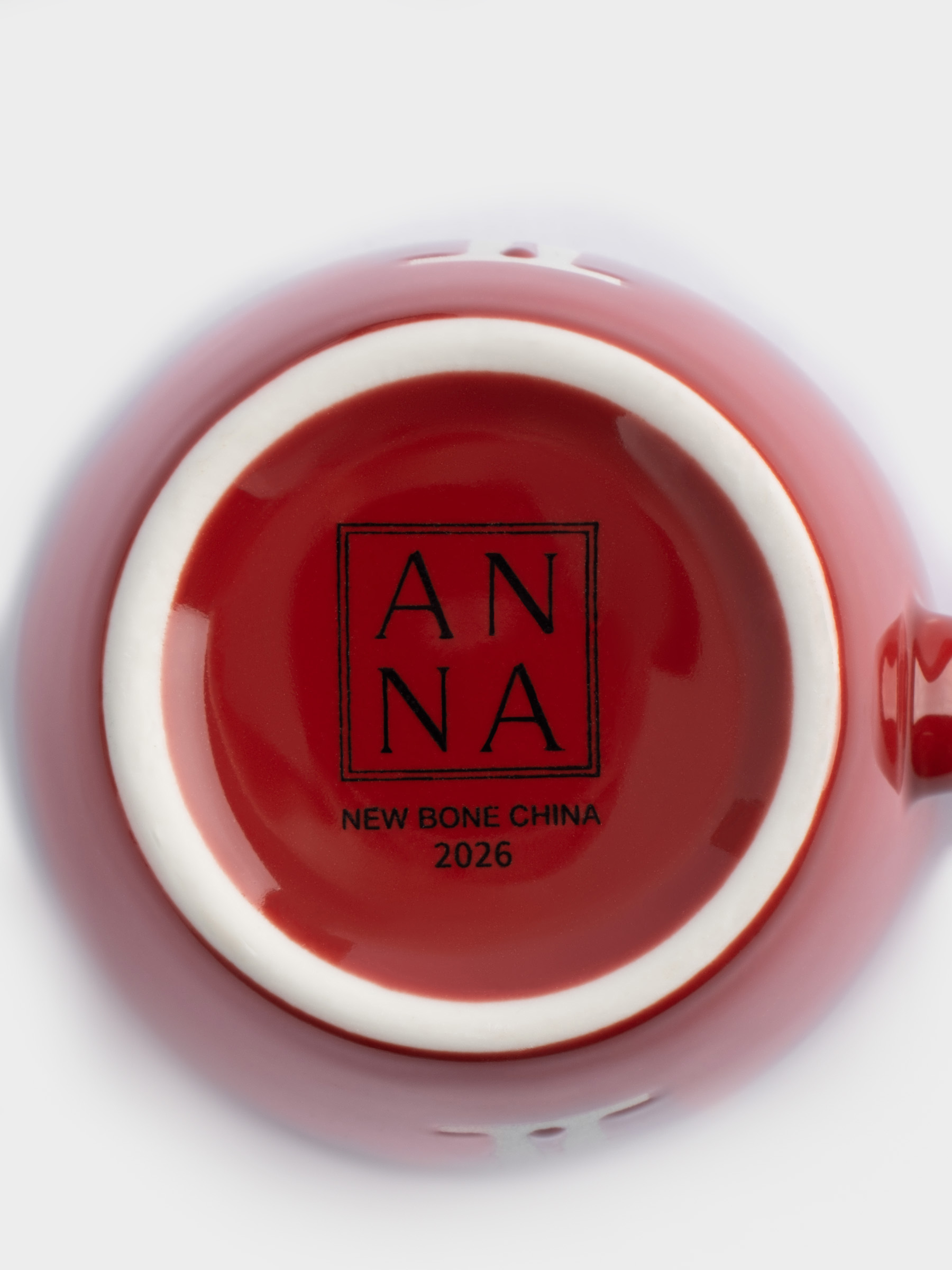 Кружка, 380 мл, 2 шт, фарфор N, зеленая/бордовая, Елка/Щелкунчик, New year