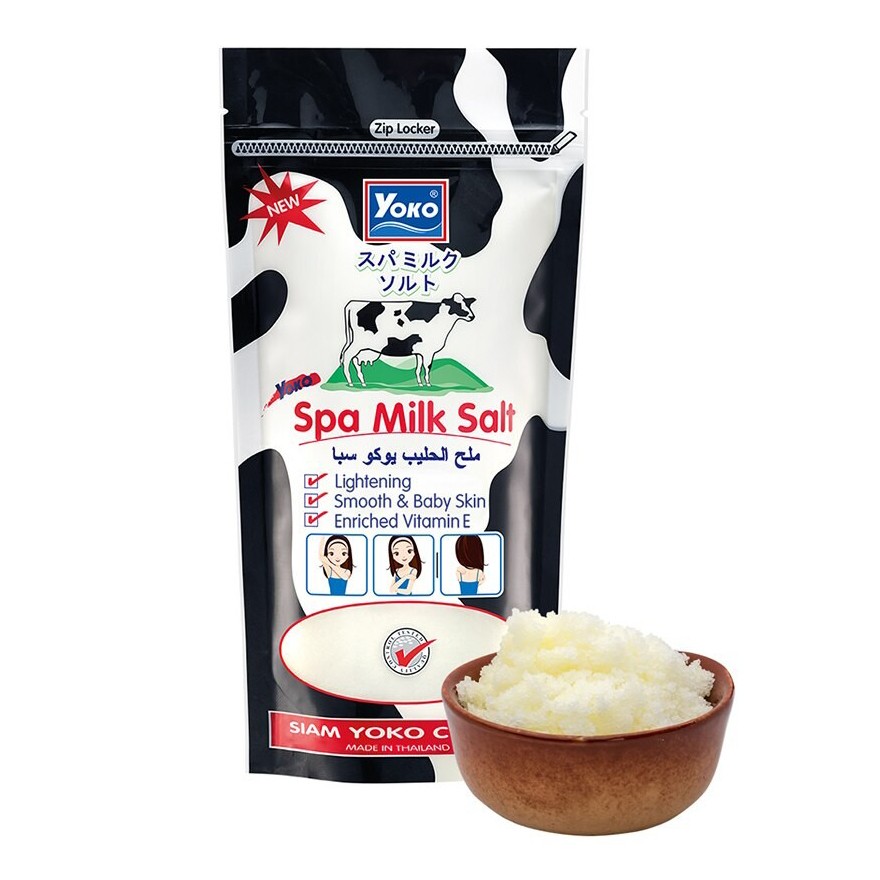 Скраб для тела солевой с Молочными Протеинами Yoko, 300 гр. Таиланд