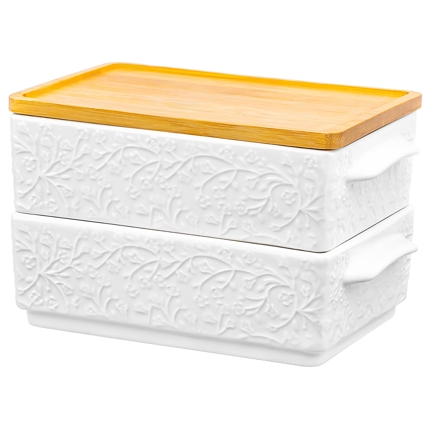 БЫЛО 1331руб! Набор 2 блюд д/холодца 1,6 л 20,5*12*12 см