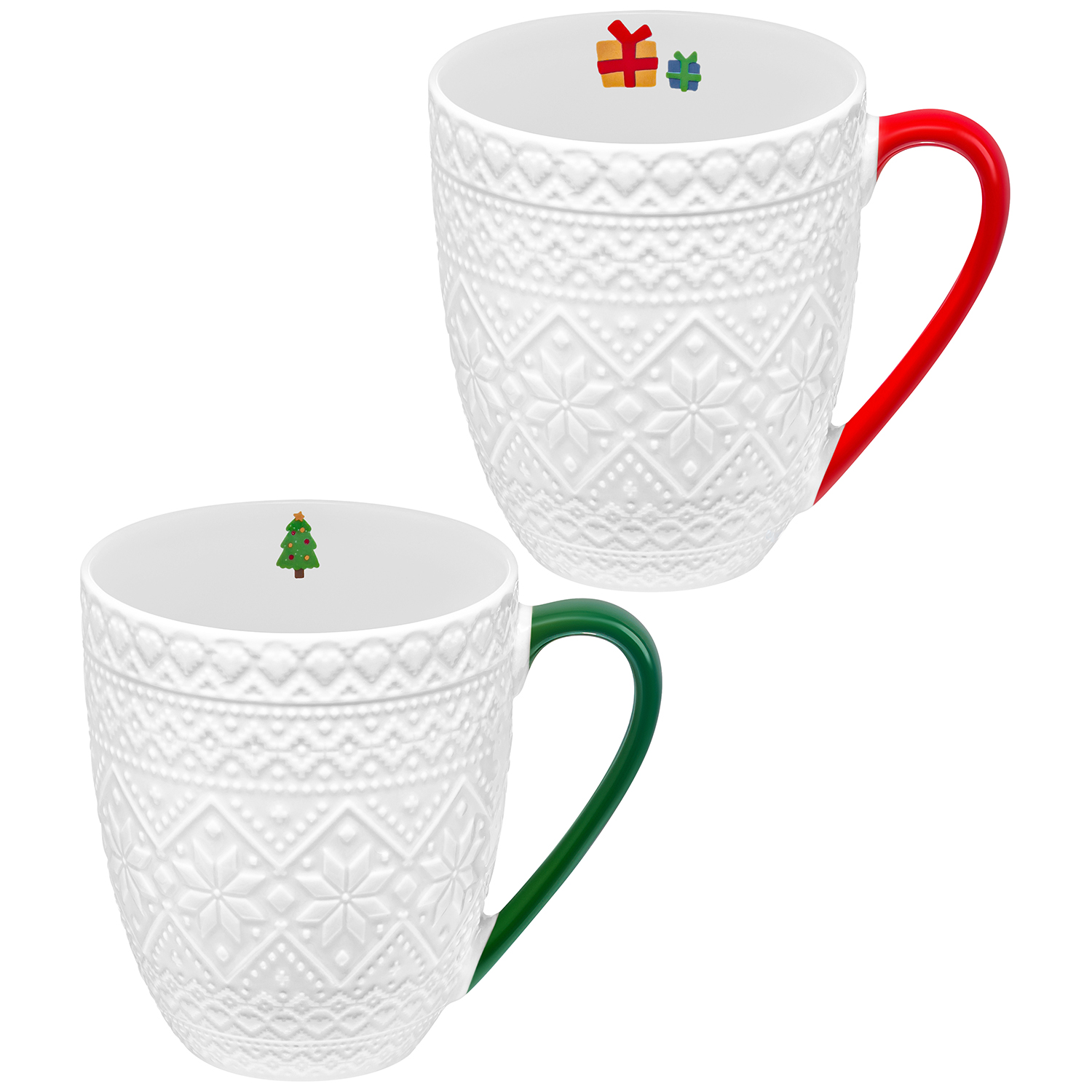 БЫЛО 677руб! Набор кружек 2 пр. 410 мл 12*9*11 см