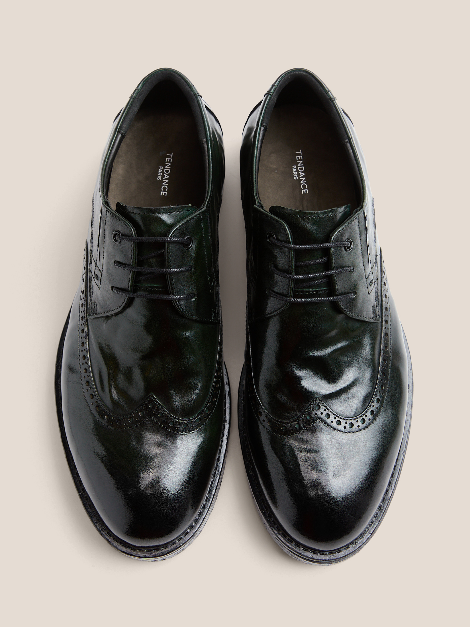 Мужские броги TENDANCE 4664103, темно-зеленый