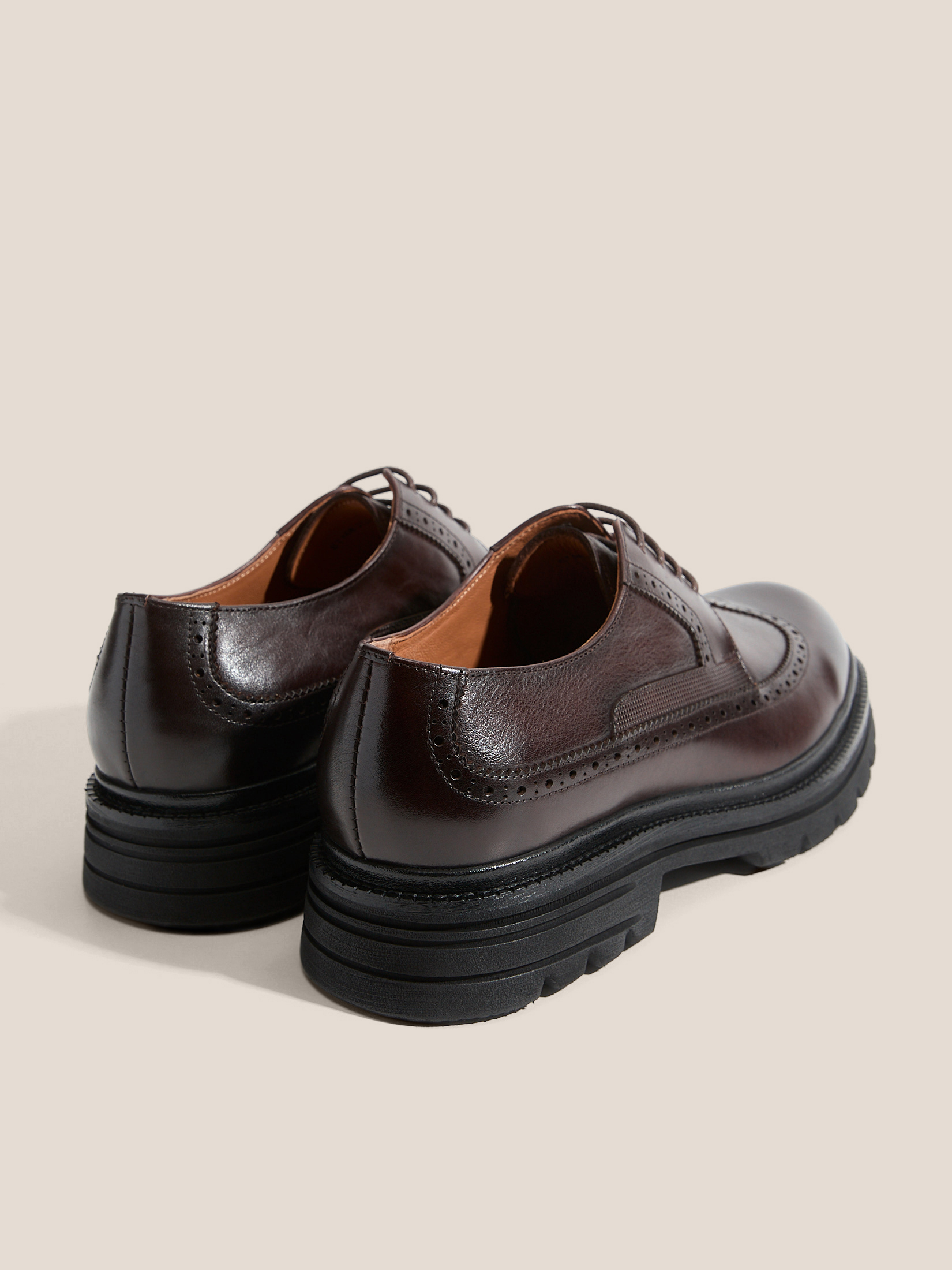 Мужские броги TENDANCE 4699379, темно-коричневый