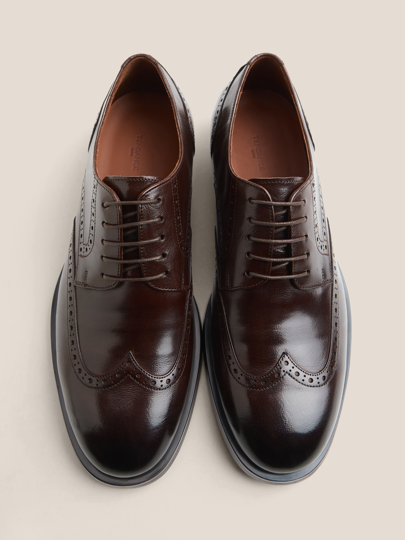 Мужские броги TENDANCE 4732056, темно-коричневый