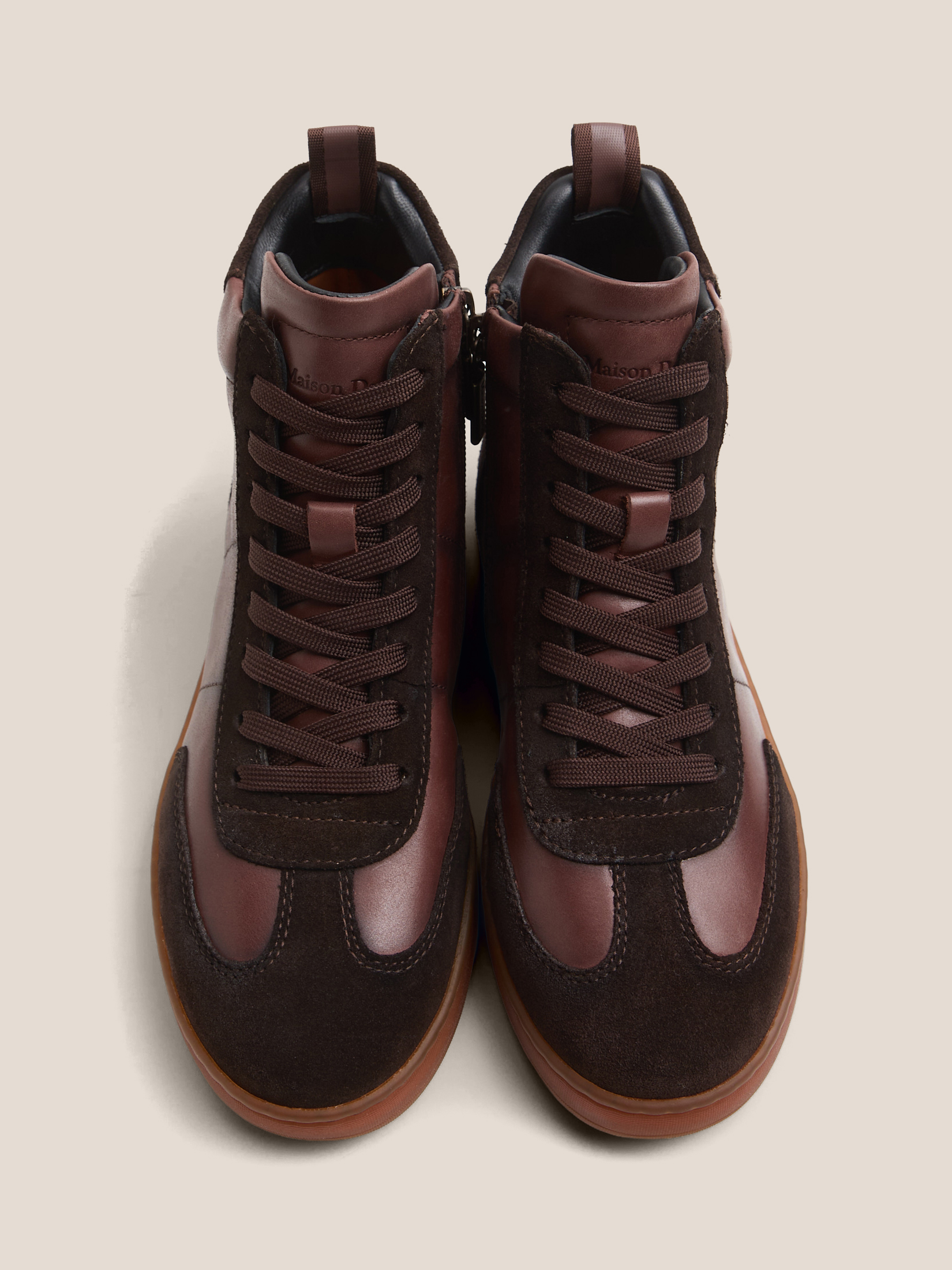 Женские высокие кеды MAISON DAVID 4705775, серовато-коричневый