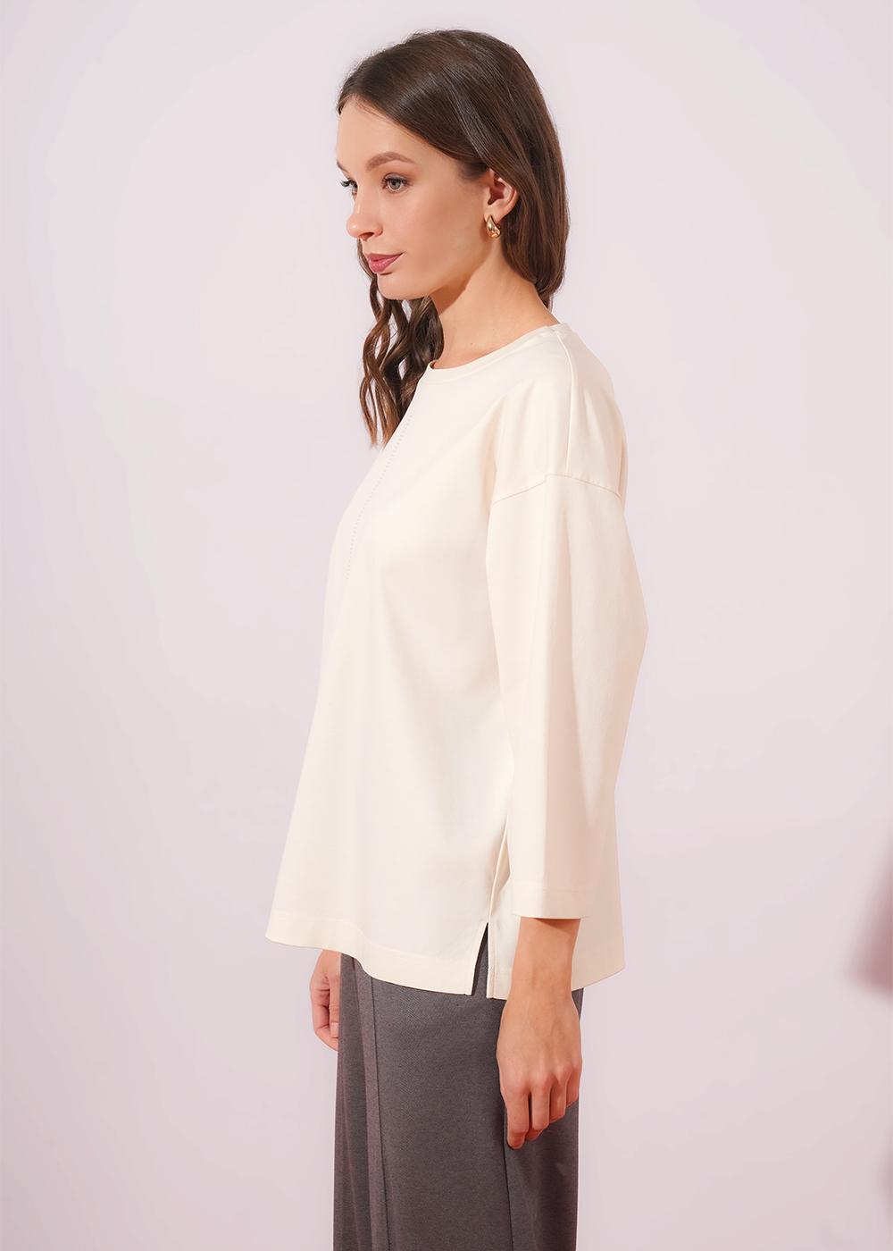 CLE 267081/196и_п Джемпер женский 267081/196и_п молочный