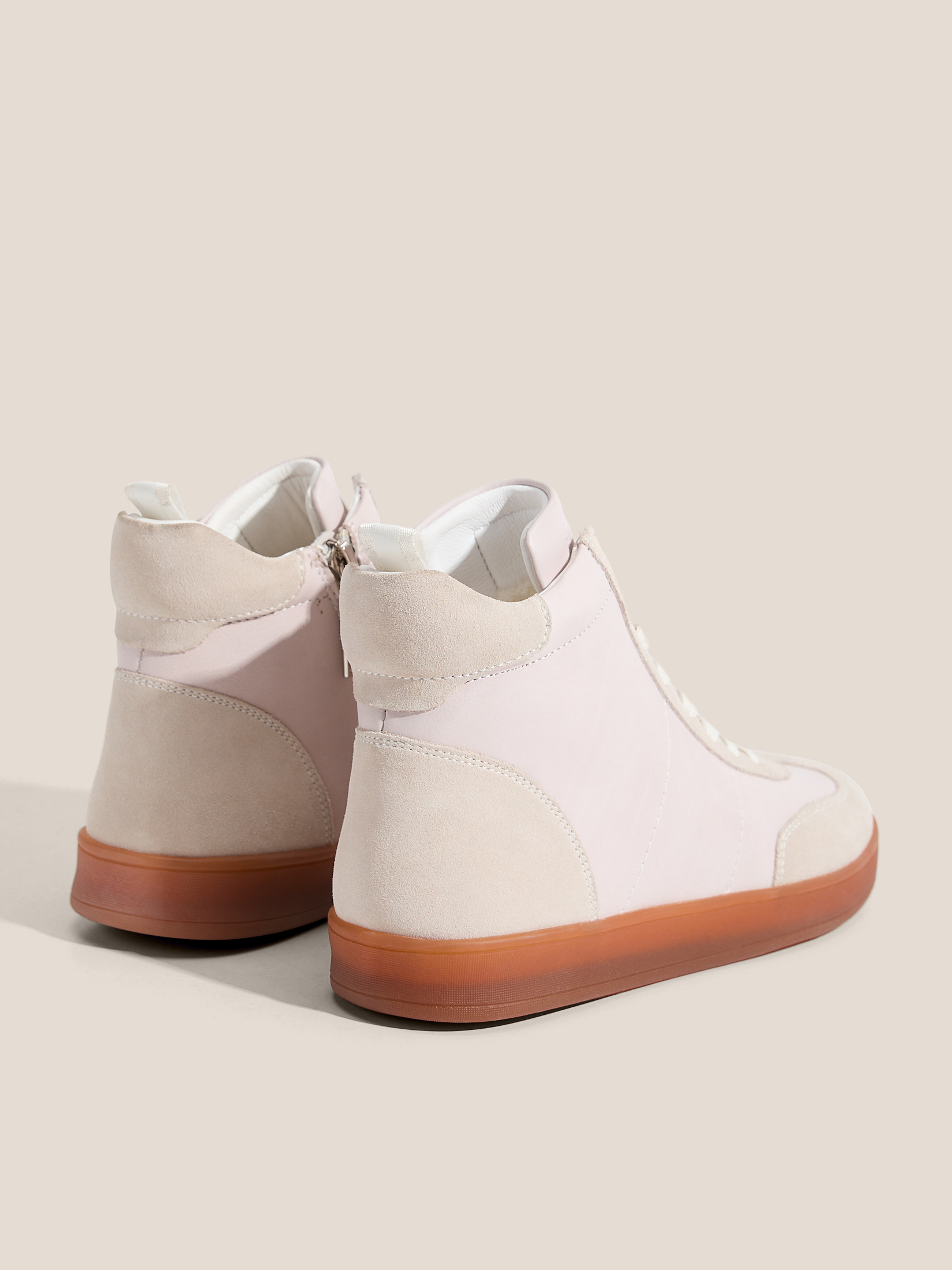 Женские высокие кеды MAISON DAVID 4705957, бледно-розовый