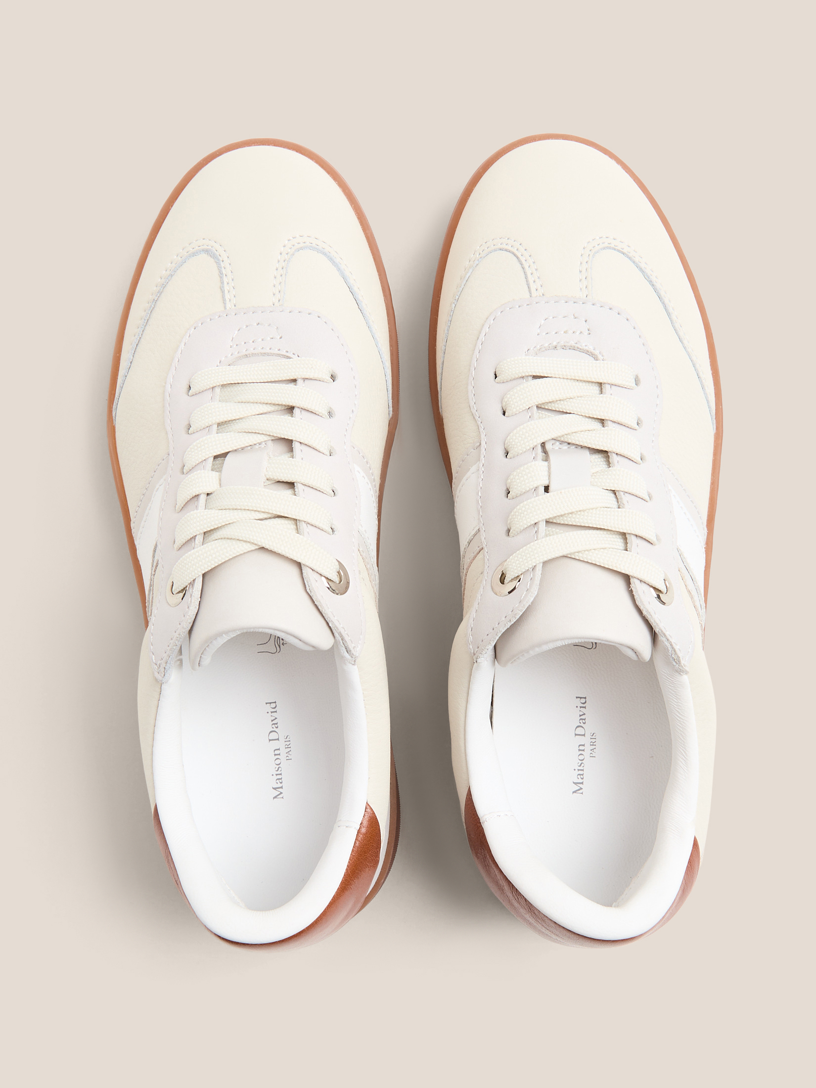 Женские кеды MAISON DAVID 4250662, молочно-белый