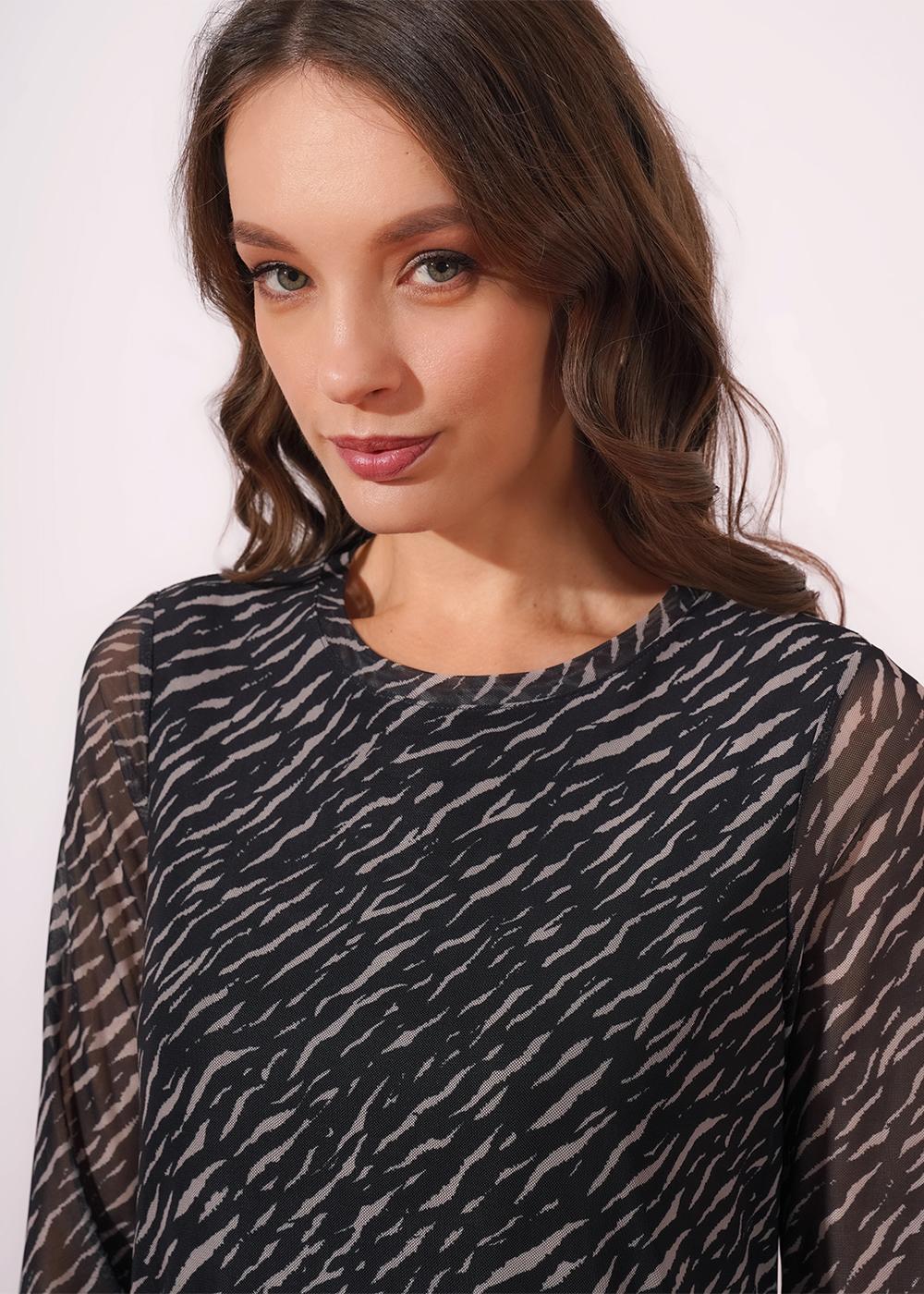 CLE 267082/196емн Платье женское 267082/196емн чёрный/св.бежевый