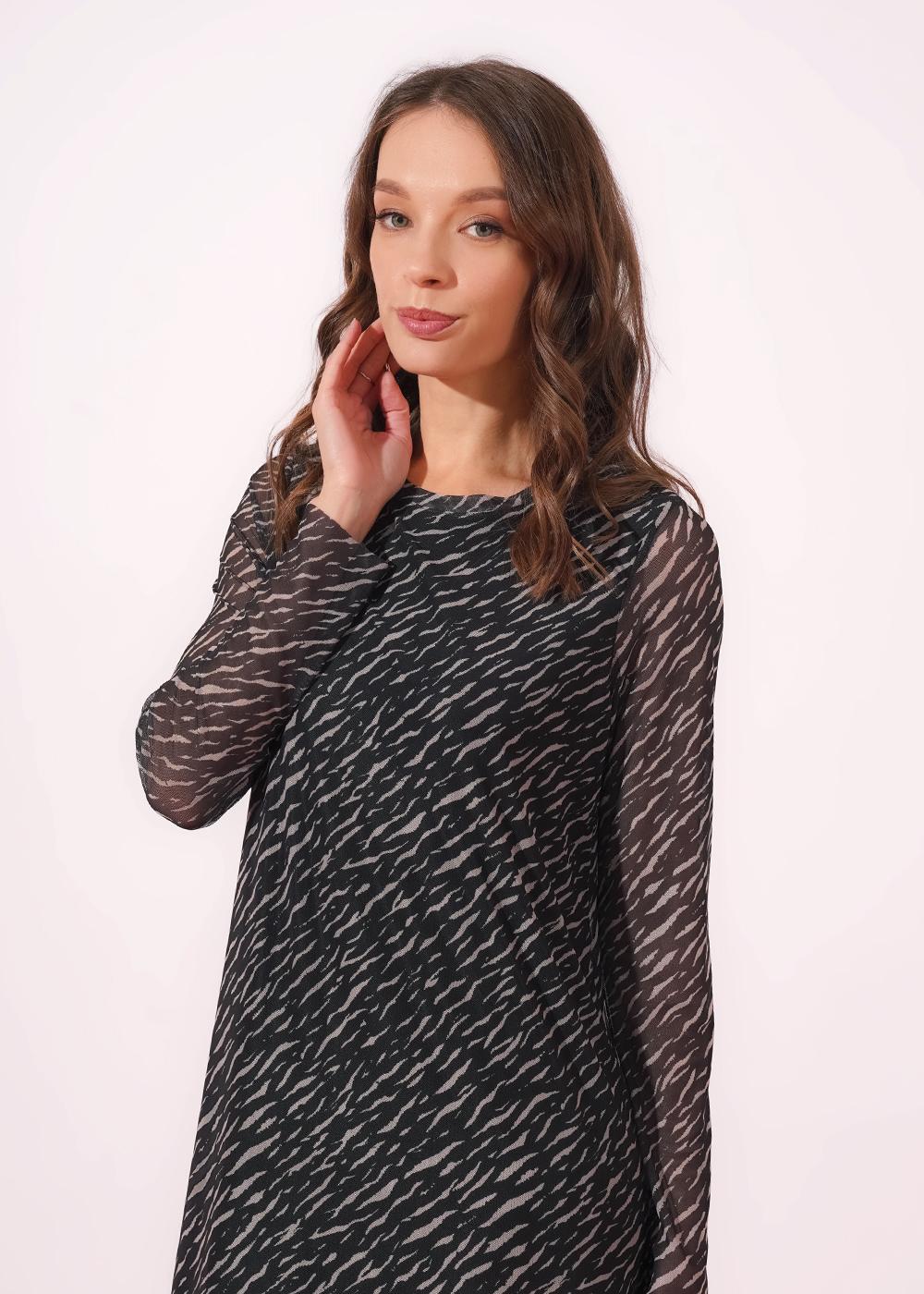 CLE 267082/196емн Платье женское 267082/196емн чёрный/св.бежевый