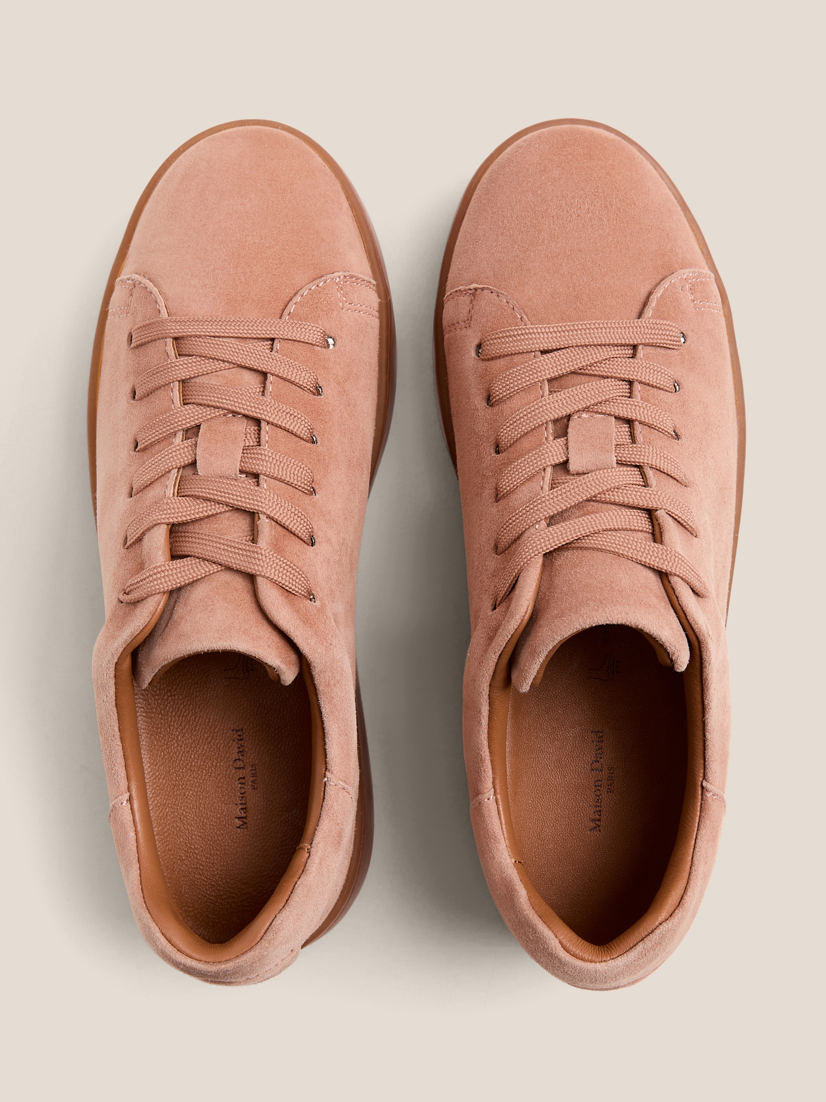 Женские кеды MAISON DAVID 4736059, бежево-розовый
