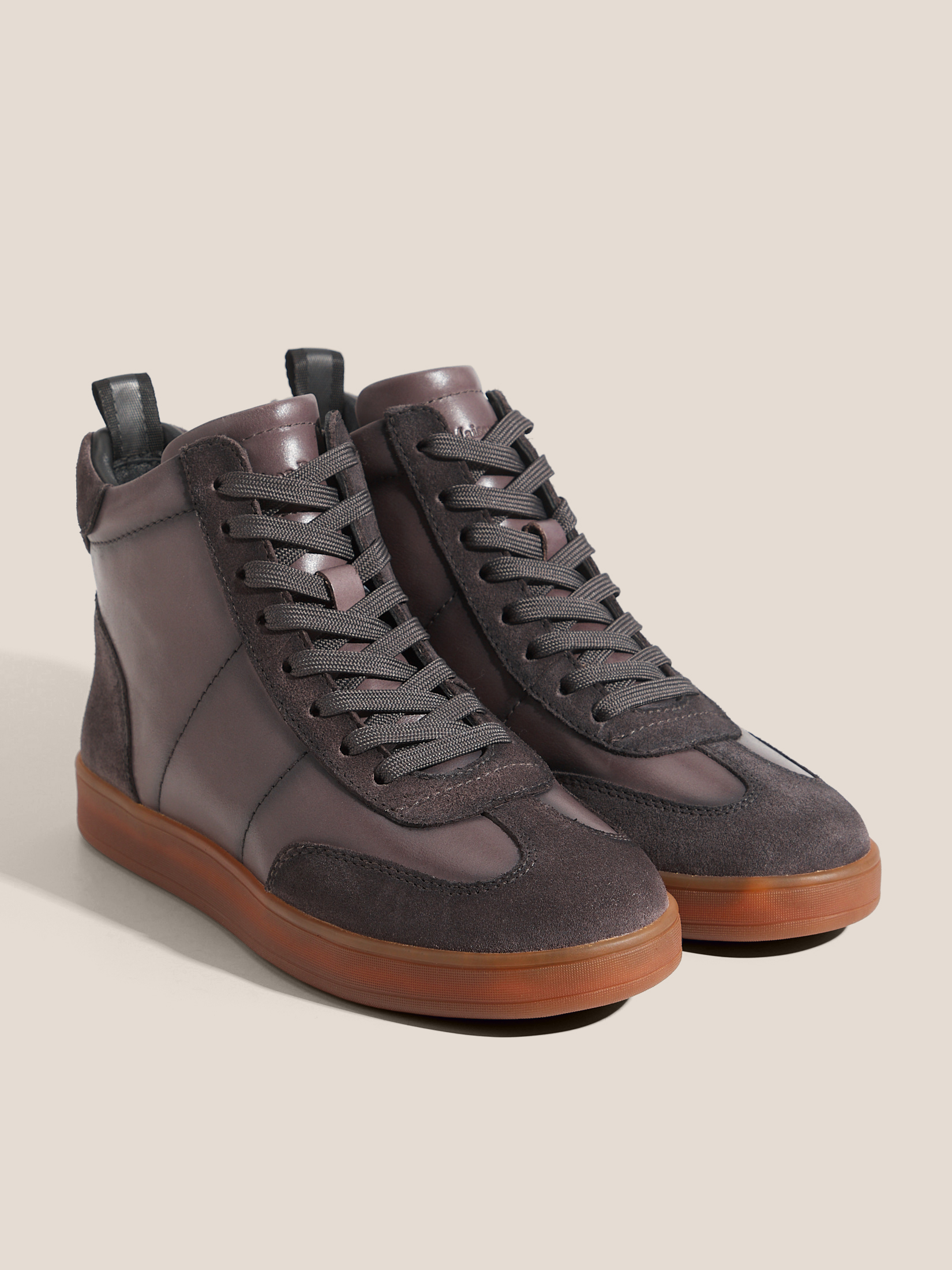 Женские высокие кеды MAISON DAVID 4705873, фиолетово-серый