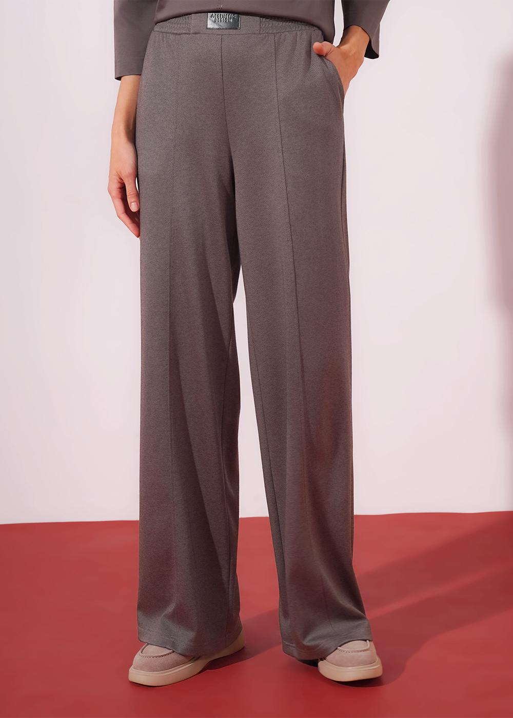 CLE 267099/196д Брюки женские 267099/196д кофейный/т.серый