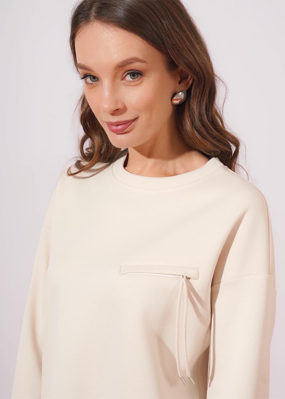 CLE 267098/196д Джемпер женский 267098/196д молочный
