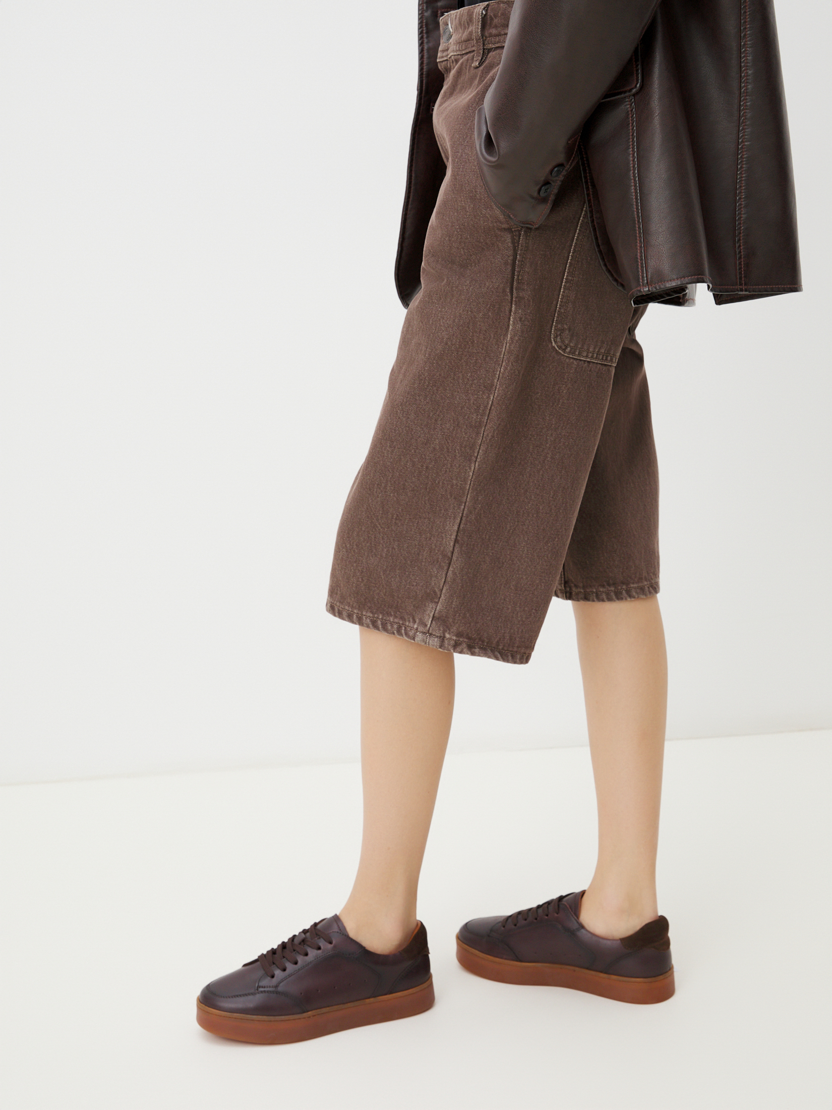 Женские кеды MAISON DAVID 4250916, темно-коричневый