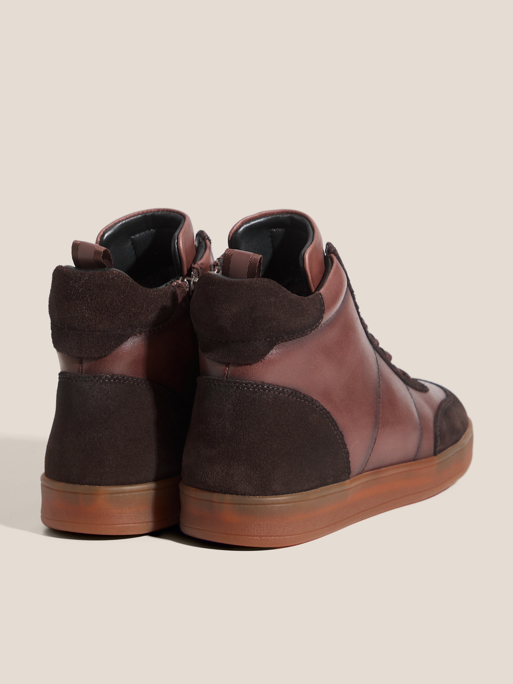 Женские высокие кеды MAISON DAVID 4705789, серовато-коричневый