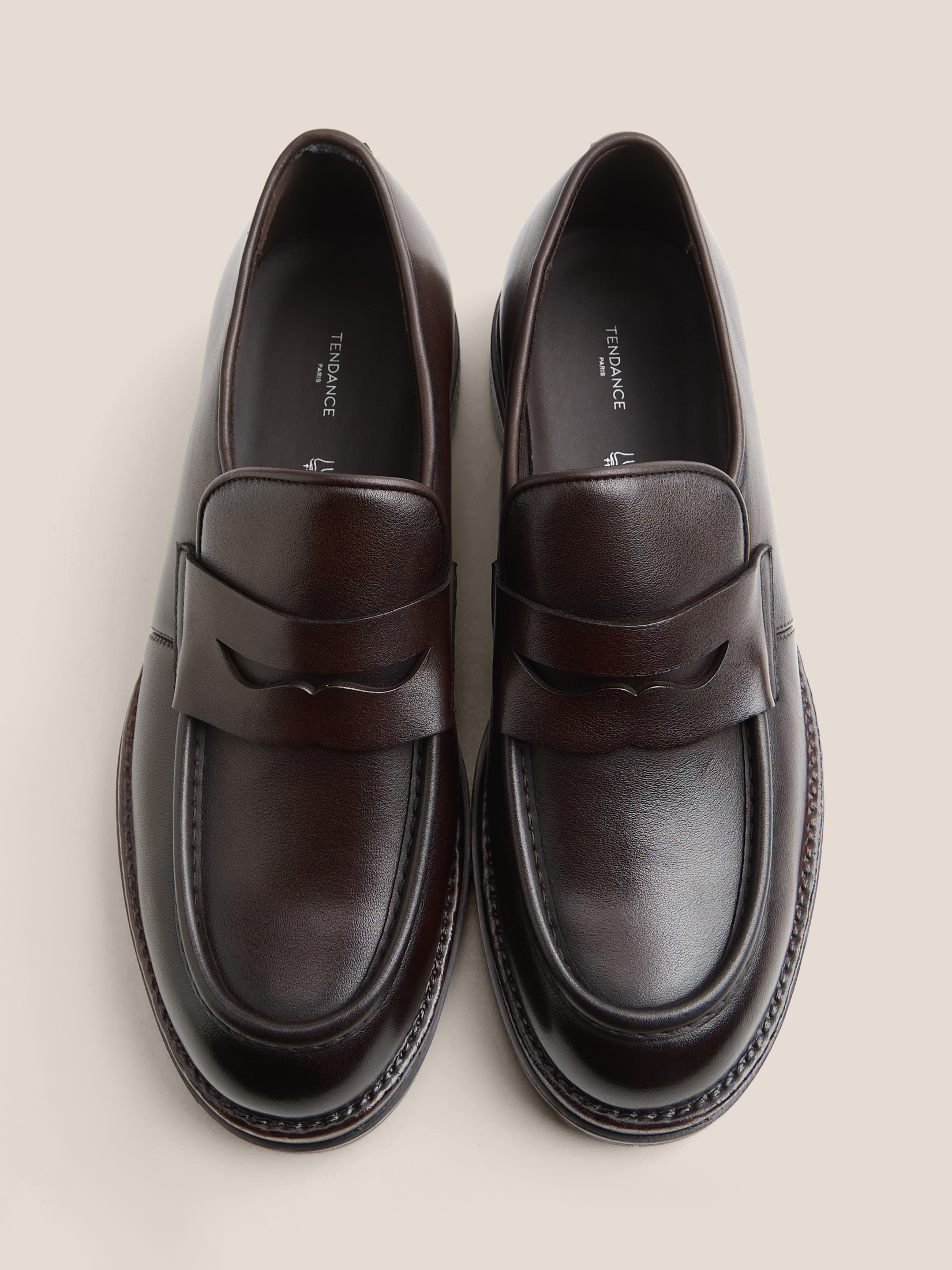 Мужские лоферы TENDANCE 4740467, темно-коричневый