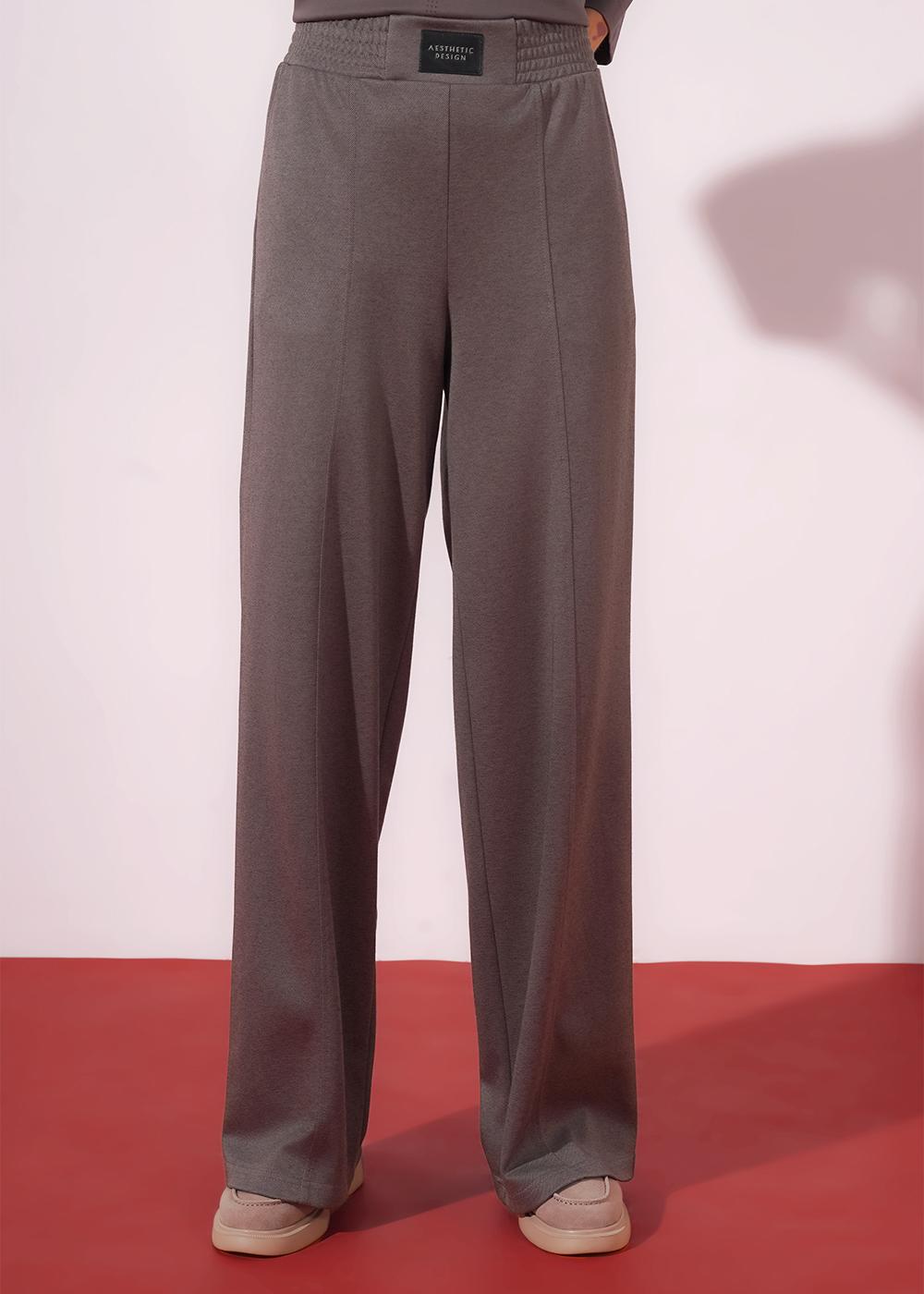 CLE 267099/196д Брюки женские 267099/196д кофейный/т.серый