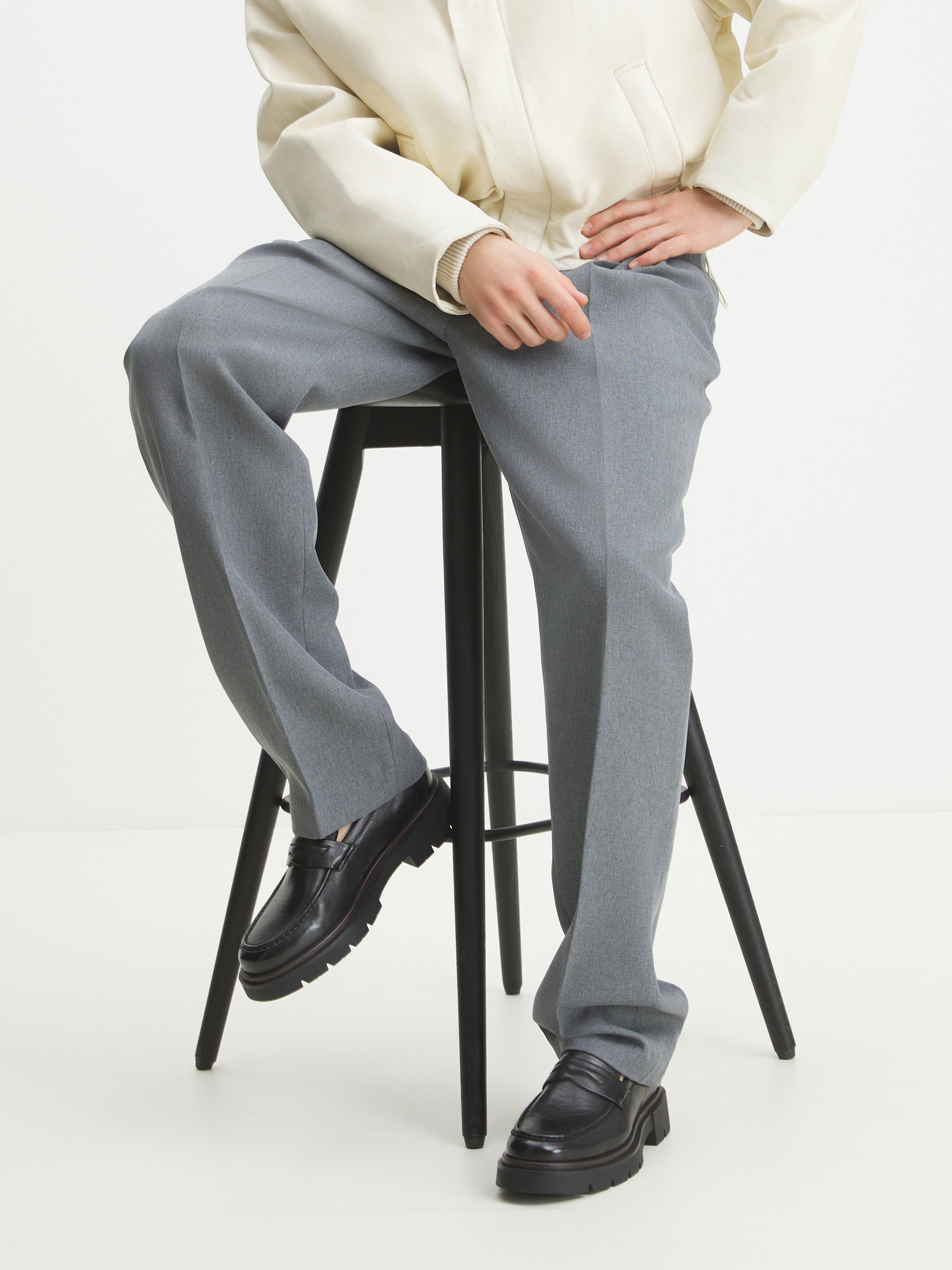 Мужские лоферы TENDANCE 4256215, черный