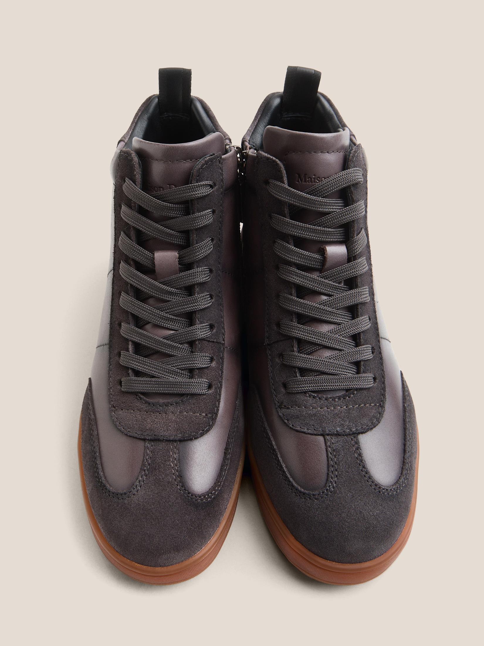 Женские высокие кеды MAISON DAVID 4705873, фиолетово-серый