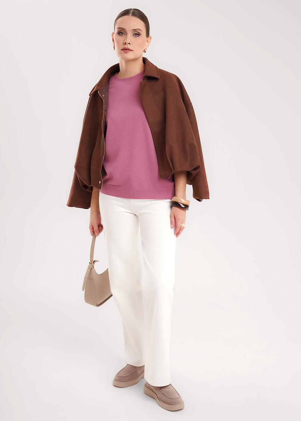 CLE 364608вн Джемпер женский 364608вн т.розовый