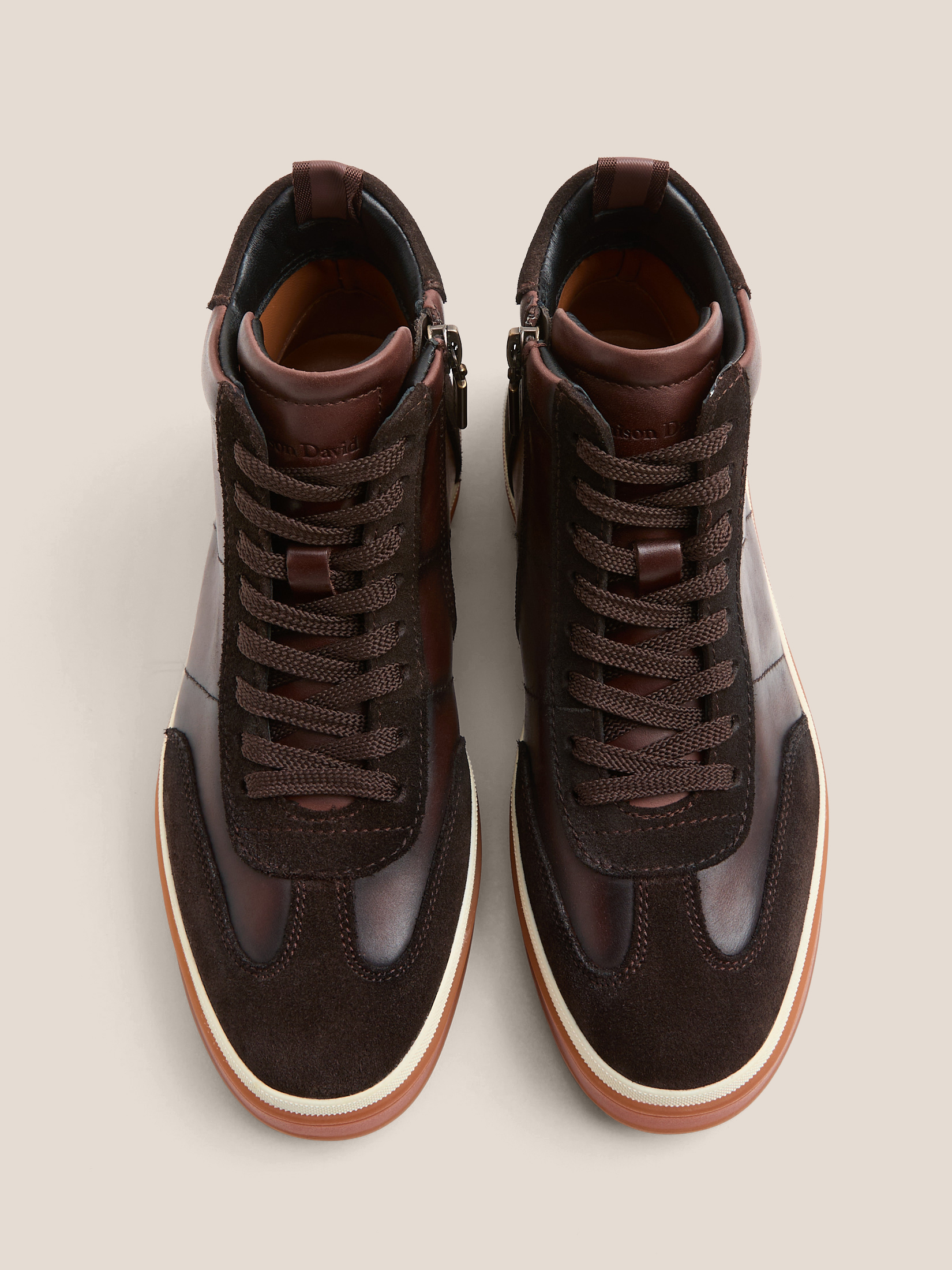 Женские высокие кеды MAISON DAVID 4706056, серовато-коричневый