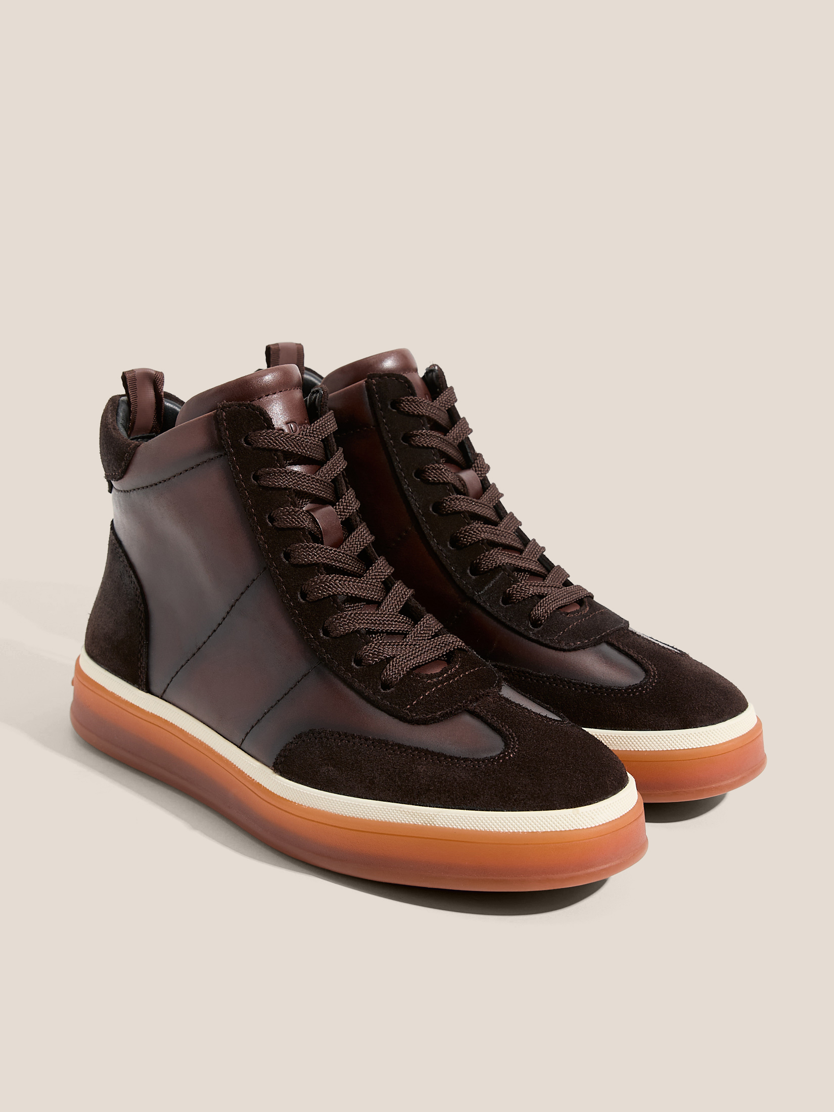 Женские высокие кеды MAISON DAVID 4706056, серовато-коричневый