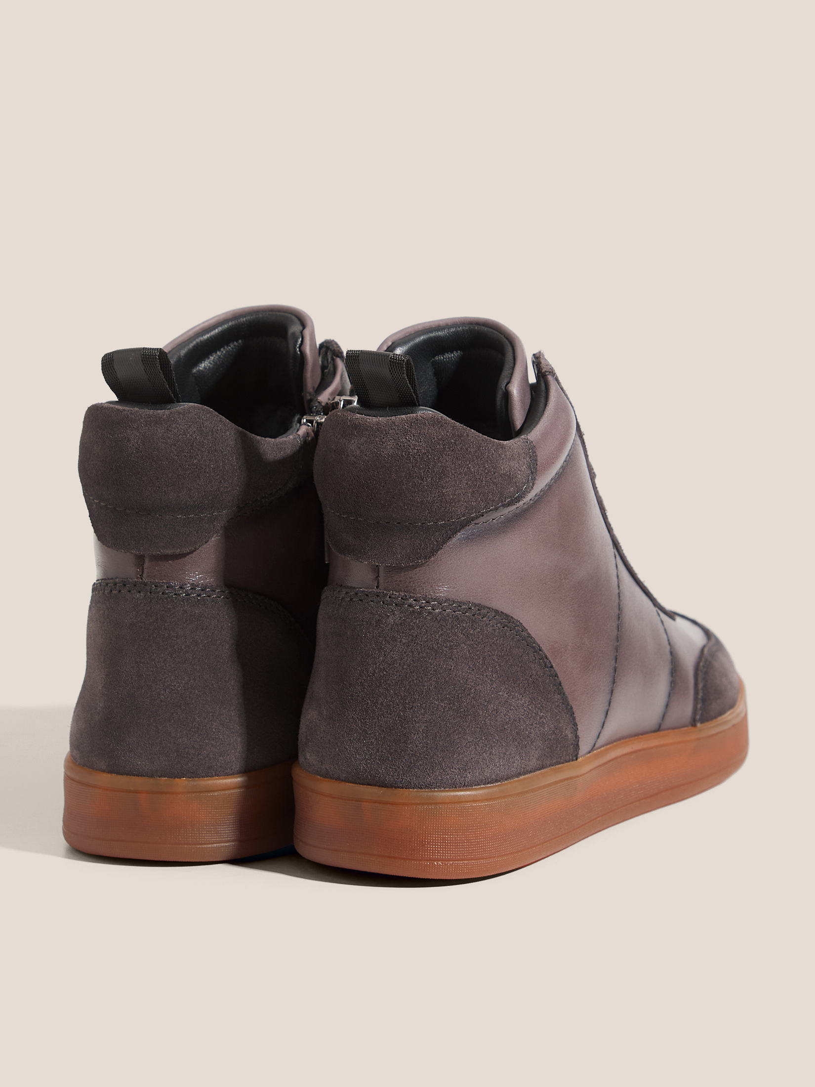 Женские высокие кеды MAISON DAVID 4705873, фиолетово-серый