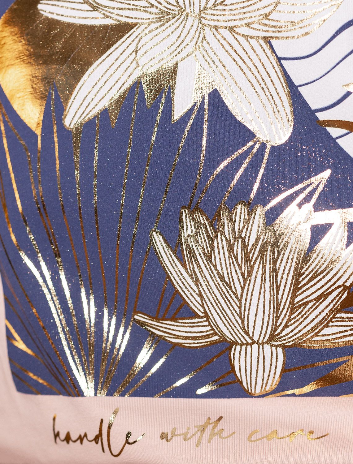 Свободная футболка с принтом из премиального хлопка с эластаном D49.146 пудра_care