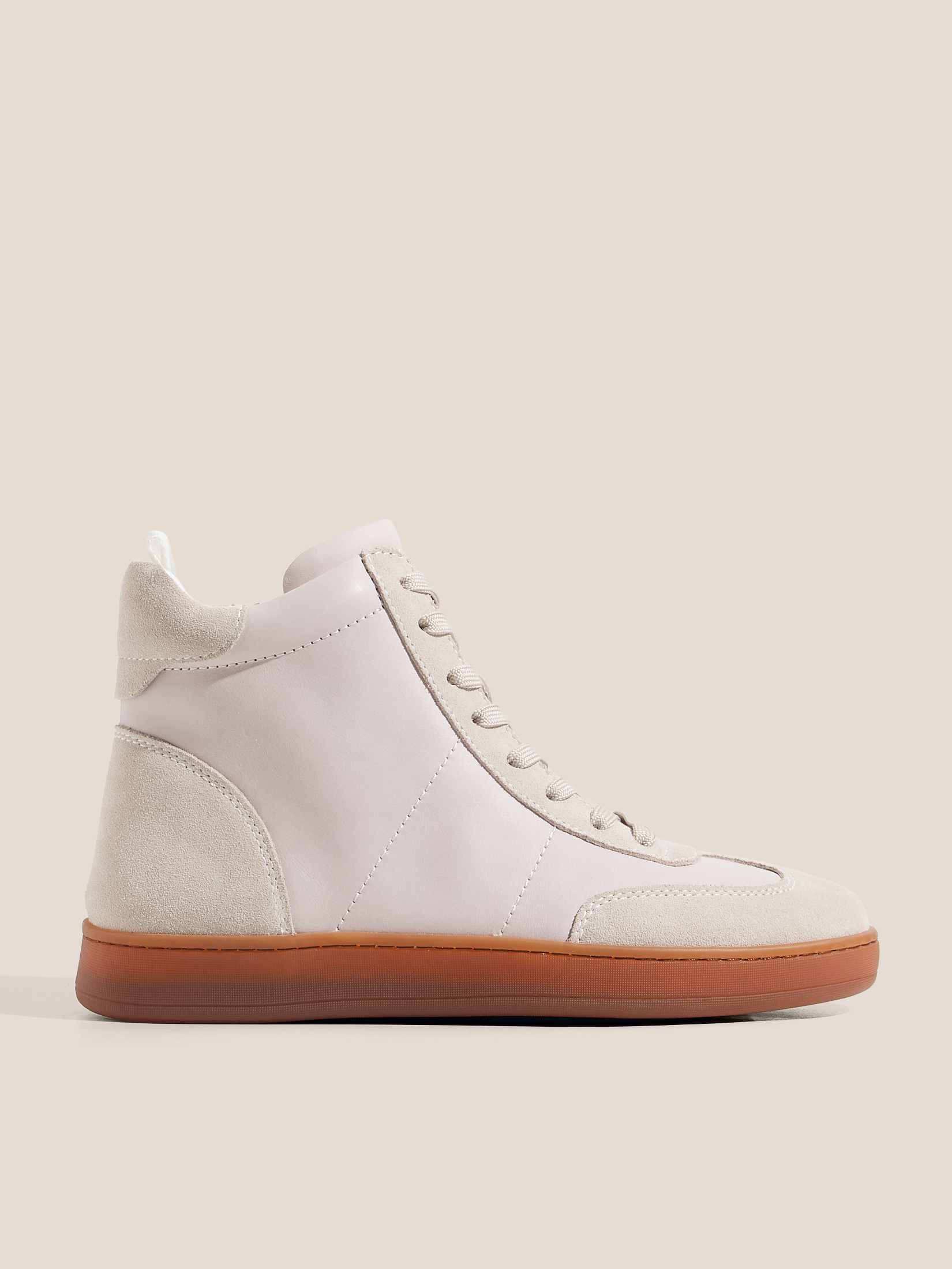 Женские высокие кеды MAISON DAVID 4705943, бледно-розовый