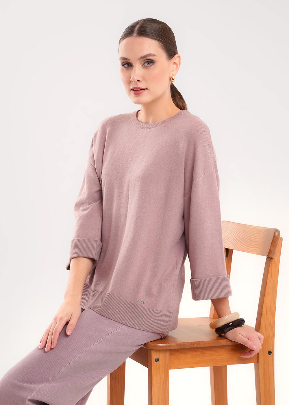 CLE 364609вн Джемпер женский 364609вн кофейный