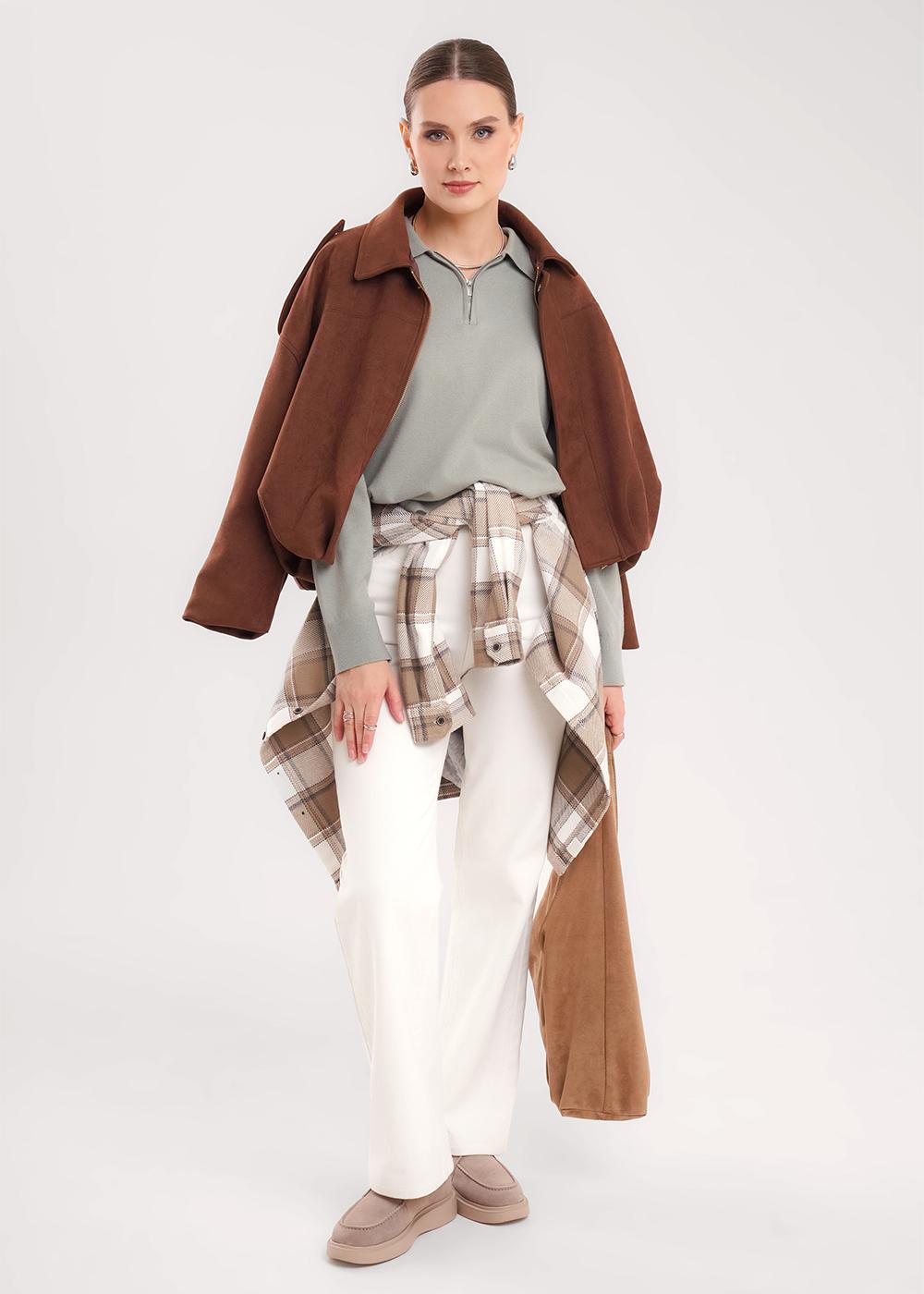 CLE 364627вн Джемпер женский 364627вн св.хаки