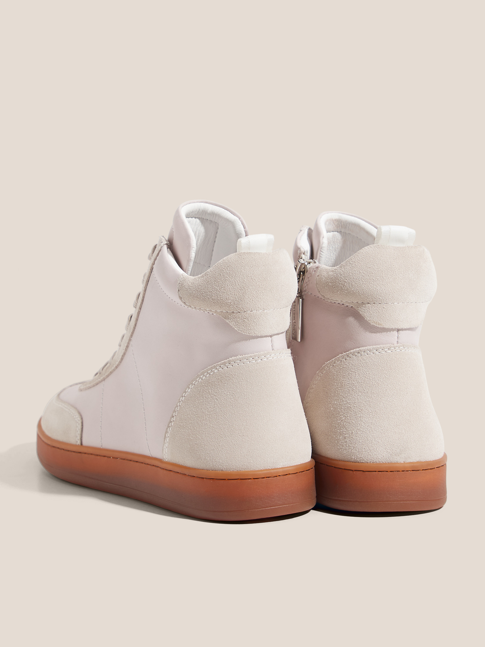 Женские высокие кеды MAISON DAVID 4705943, бледно-розовый