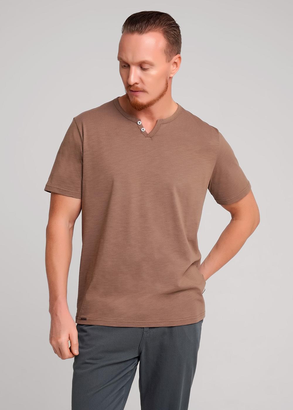 CLE 662641о Футболка мужская 662641о т.бежевый