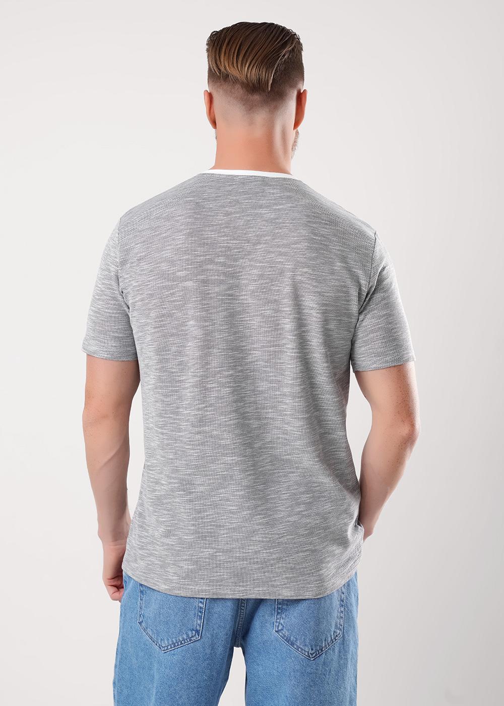 CLE 562061/01зо maxi Футболка мужская 562061/01зо maxi т.серый/молочный