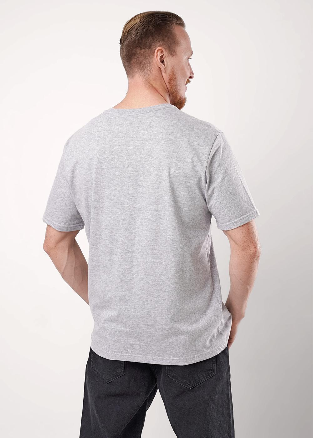 CLE 600351кд maxi Футболка мужская 600351кд maxi меланж серый