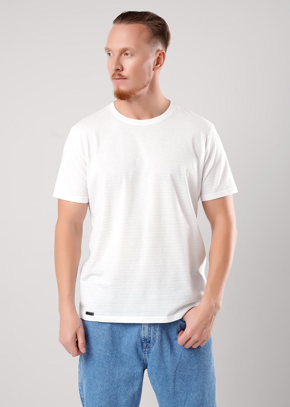 CLE 562524/01кж Футболка мужская 562524/01кж молочный