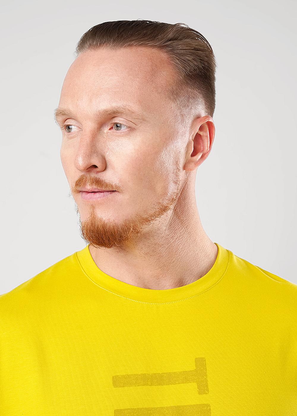 CLE 562509/01гг_п Футболка мужская 562509/01гг_п т.жёлтый