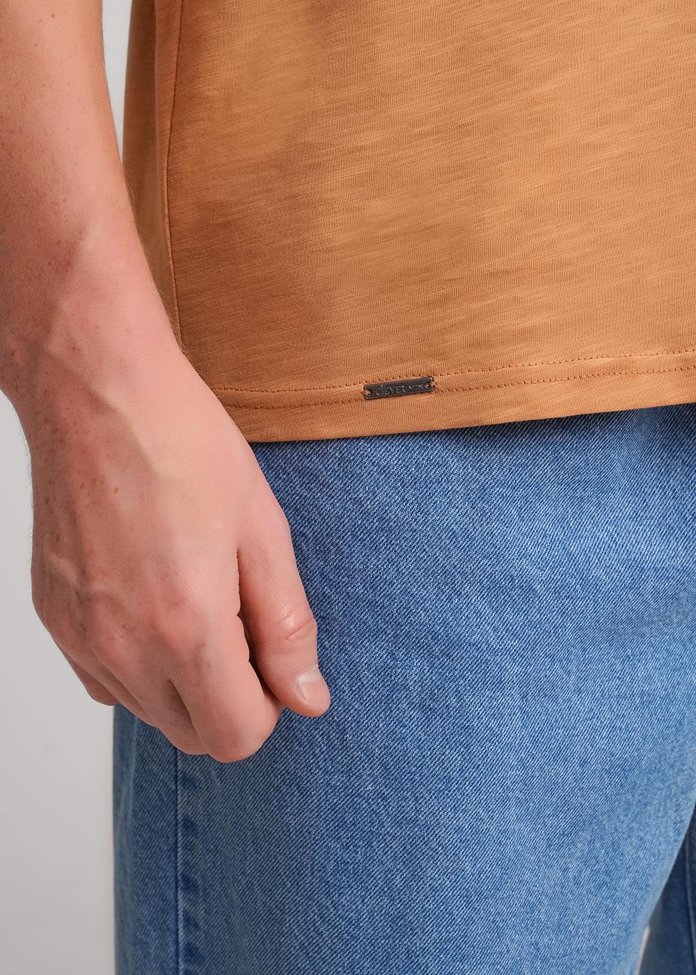 CLE 662641о Футболка мужская 662641о горчичный