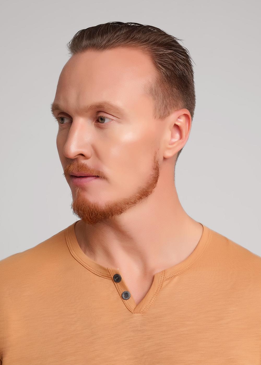 CLE 662641о Футболка мужская 662641о горчичный