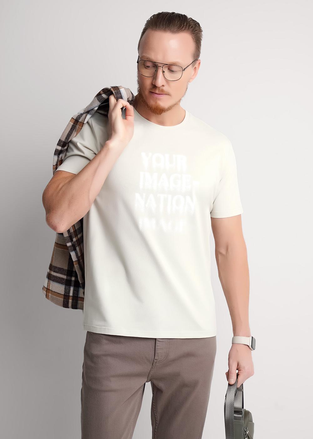 CLE 562404/06г_п Футболка мужская 562404/06г_п св.бежевый